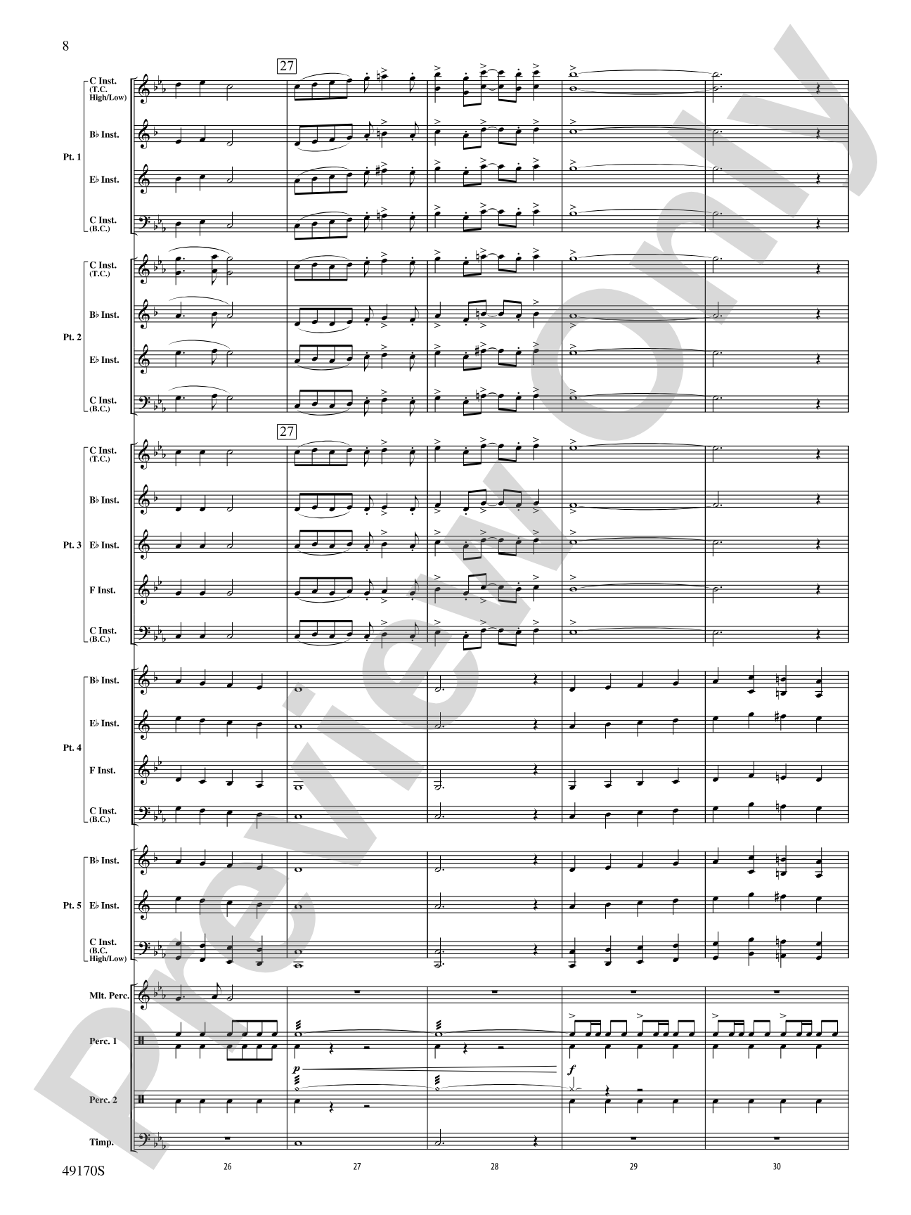 Astronomica: Flexible Band/String Ensemble Score & Parts