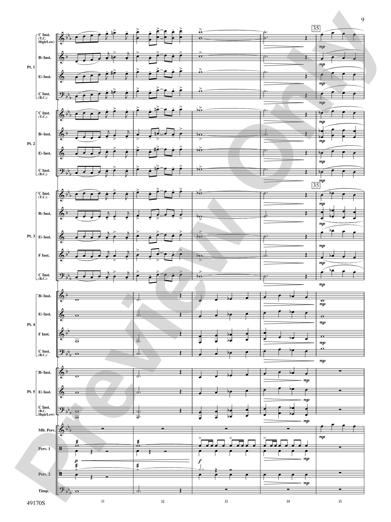 Astronomica: Flexible Band/String Ensemble Score & Parts