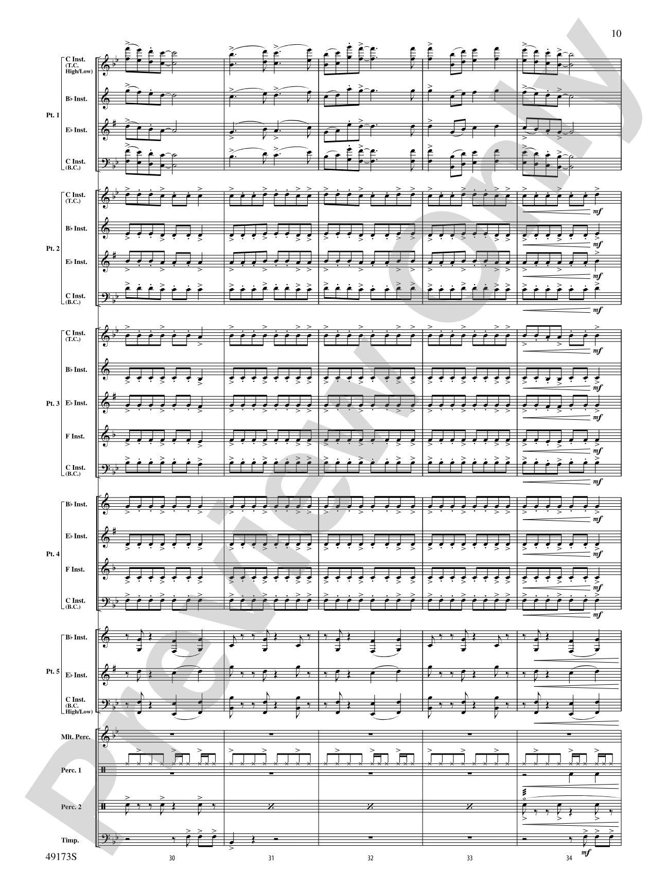 Shine Bright: Flexible Band/String Ensemble Score & Parts