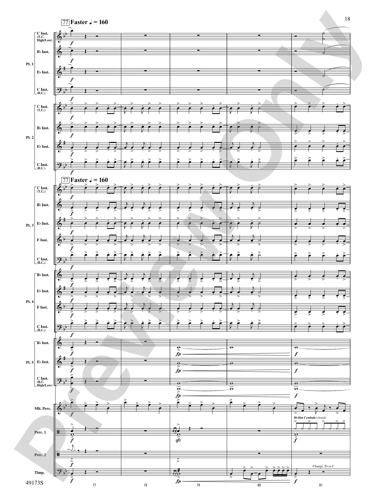 Shine Bright: Flexible Band/String Ensemble Score & Parts