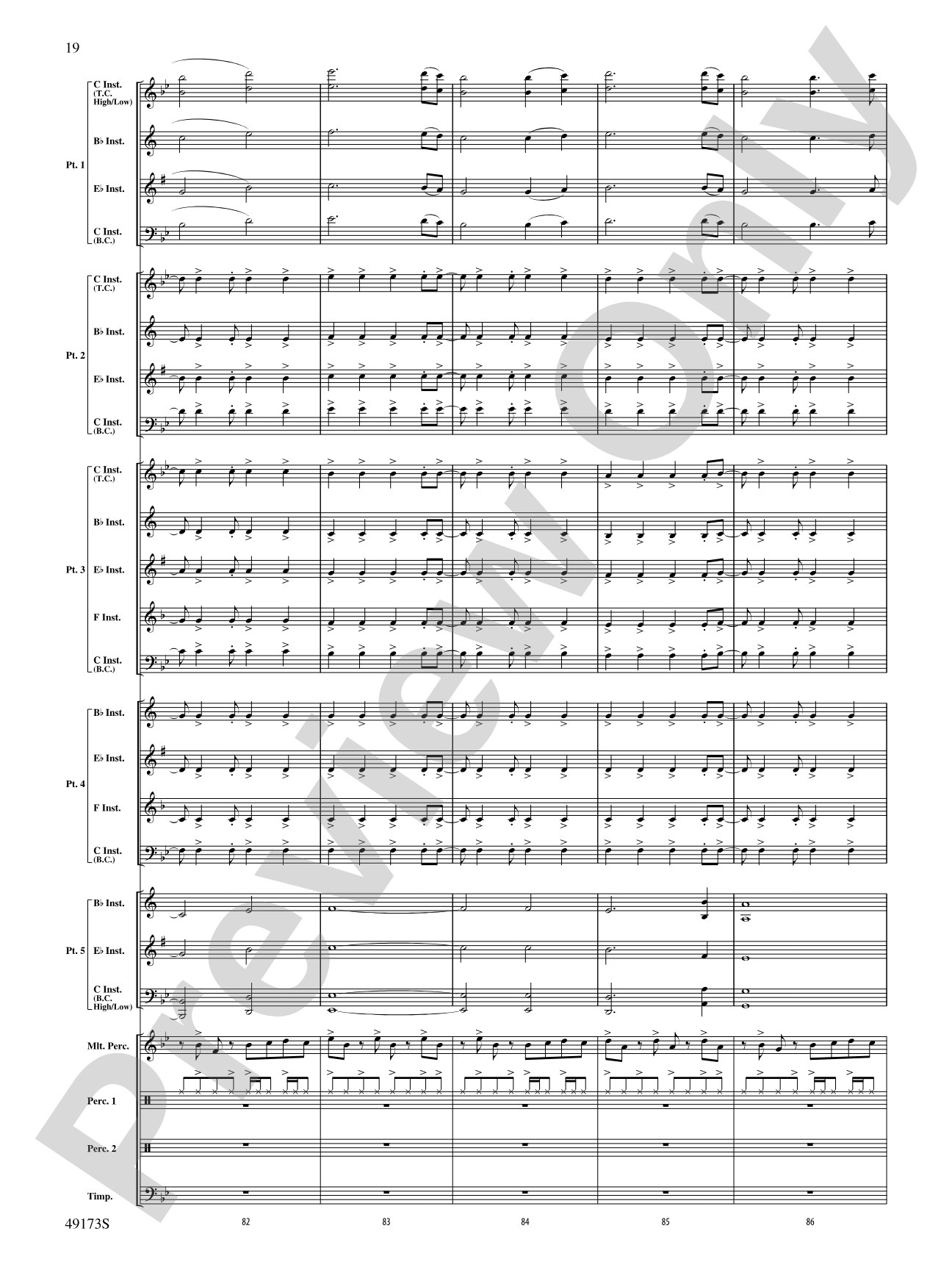 Shine Bright: Flexible Band/String Ensemble Score & Parts