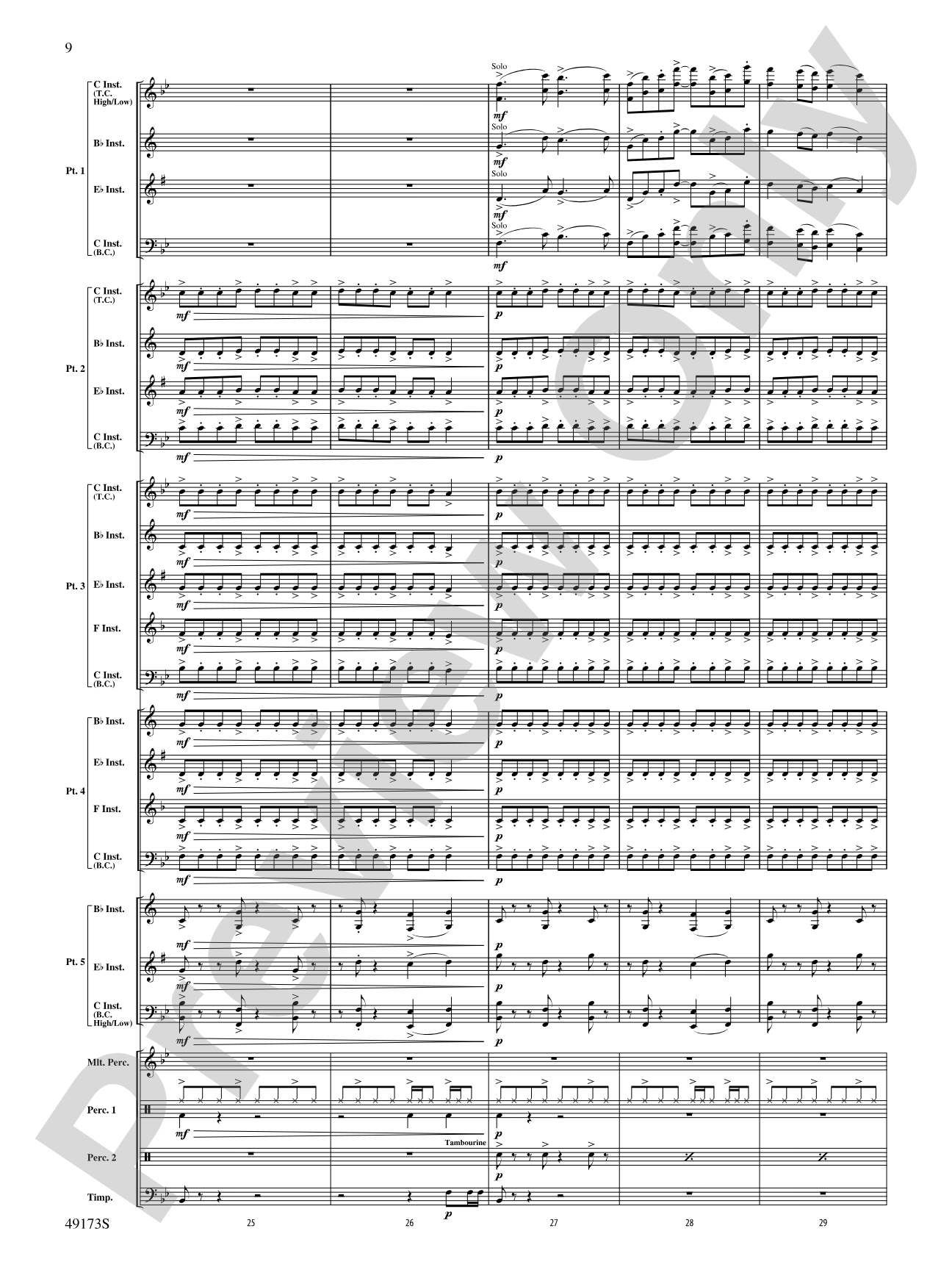 Shine Bright: Flexible Band/String Ensemble Score & Parts