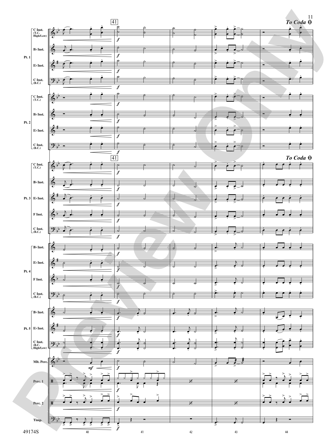 Danger Zone: Flexible Band/String Ensemble Score & Parts