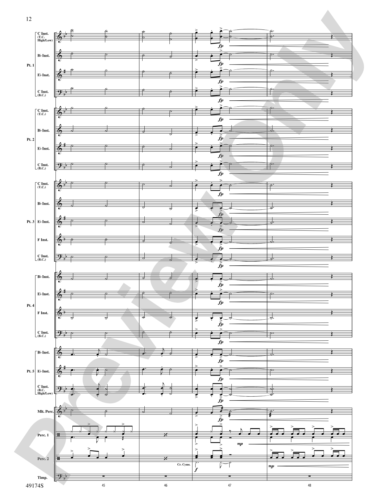Danger Zone: Flexible Band/String Ensemble Score & Parts