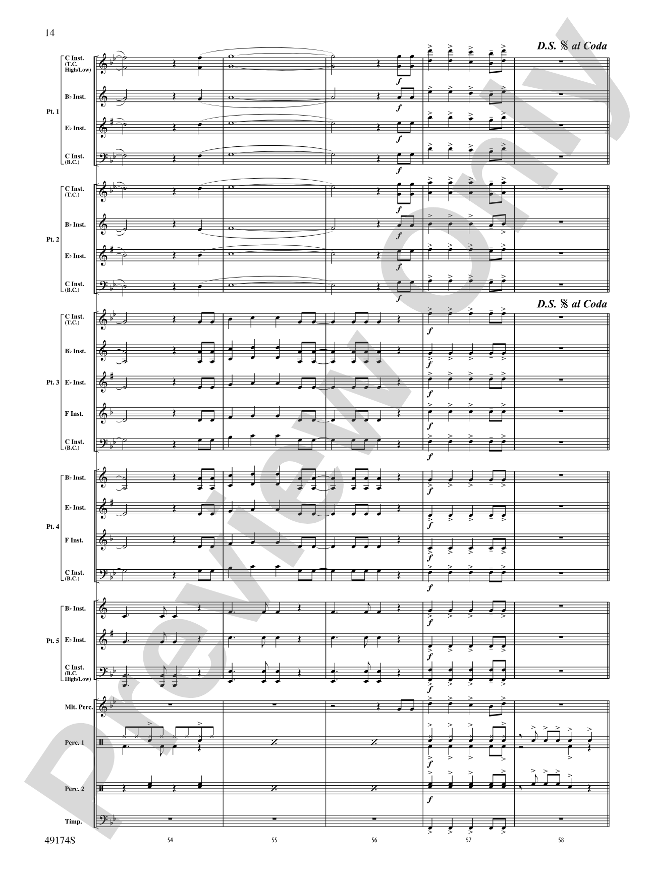 Danger Zone: Flexible Band/String Ensemble Score & Parts