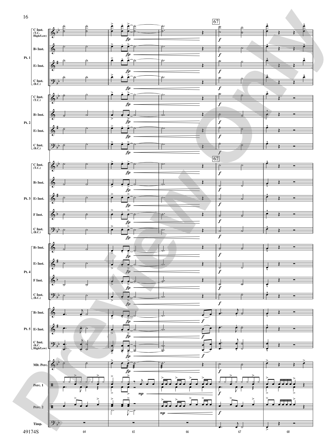 Danger Zone: Flexible Band/String Ensemble Score & Parts