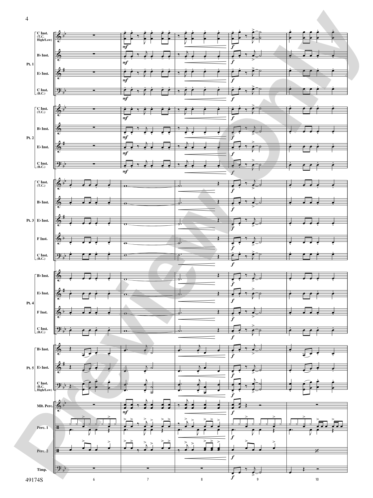 Danger Zone: Flexible Band/String Ensemble Score & Parts