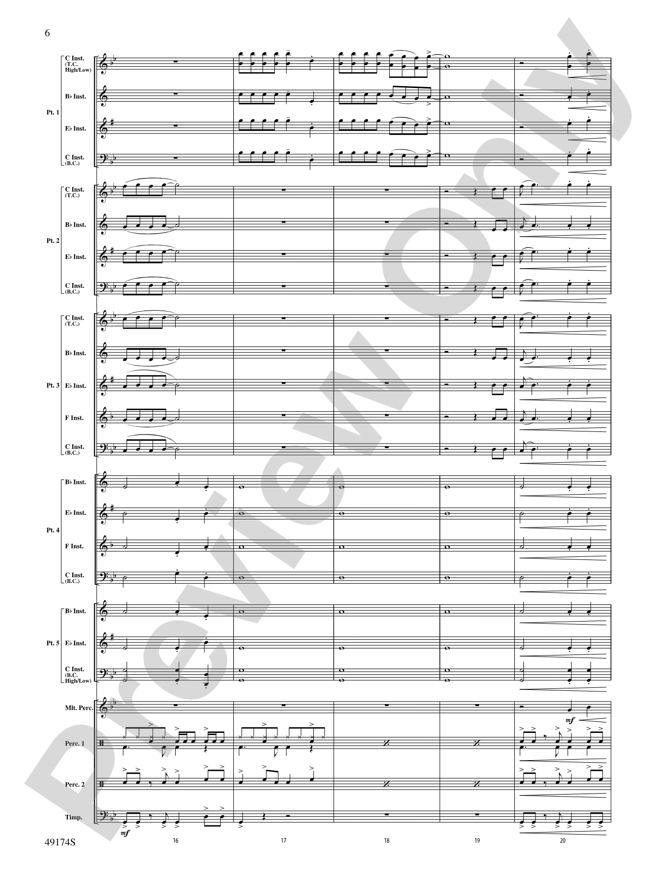 Danger Zone: Flexible Band/String Ensemble Score & Parts