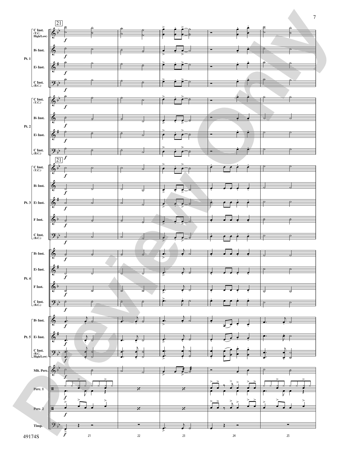 Danger Zone: Flexible Band/String Ensemble Score & Parts