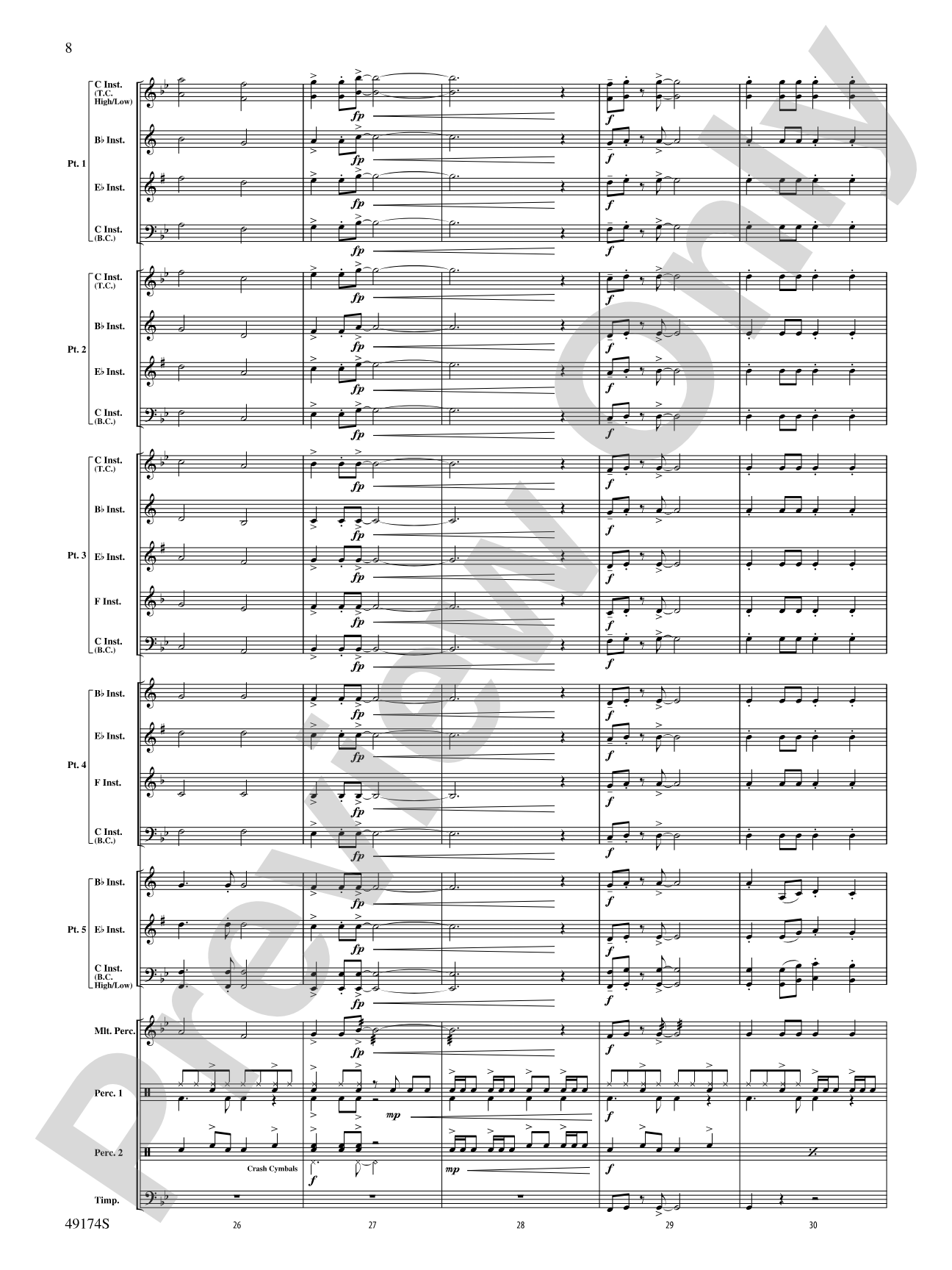 Danger Zone: Flexible Band/String Ensemble Score & Parts