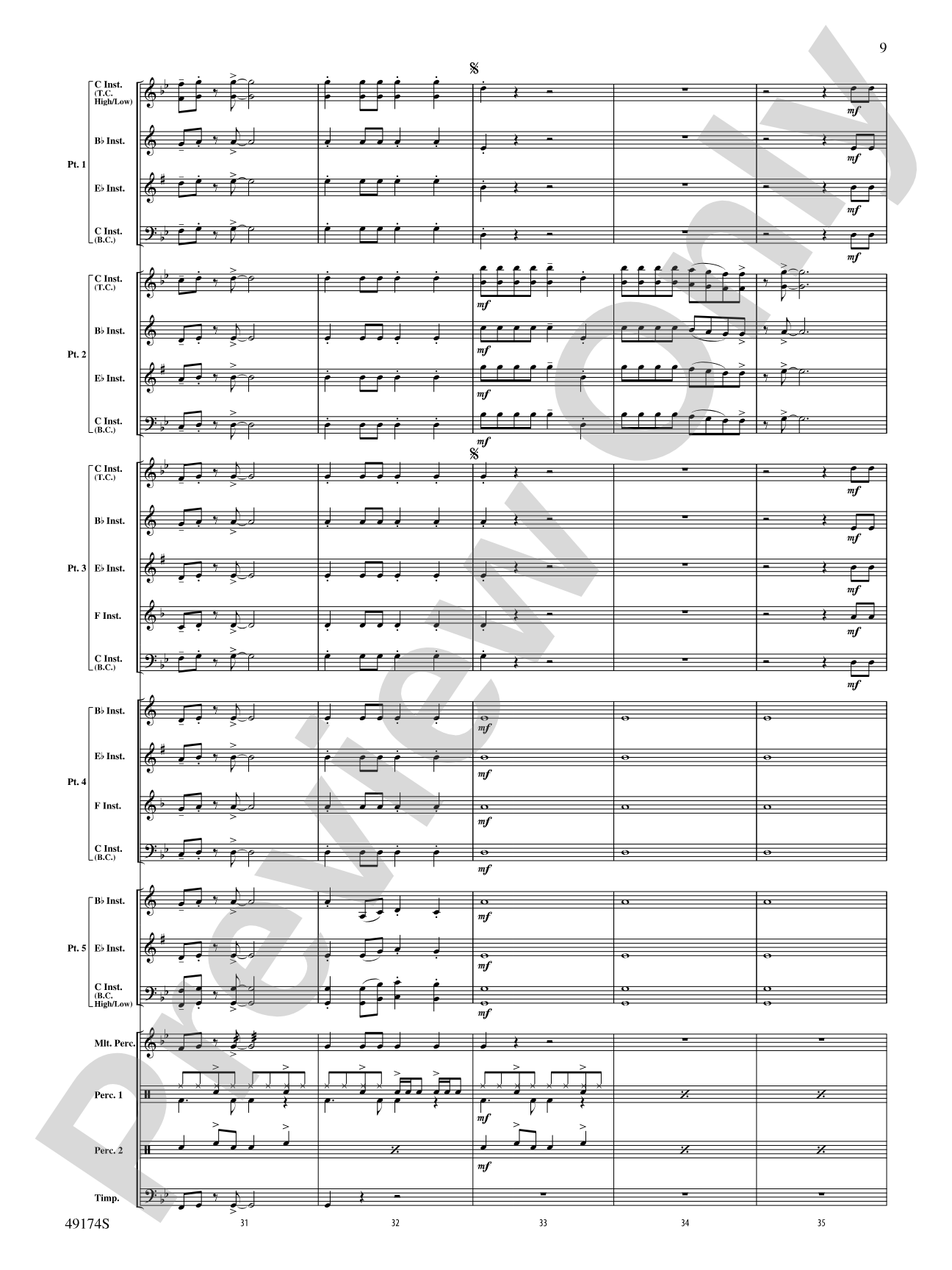 Danger Zone: Flexible Band/String Ensemble Score & Parts