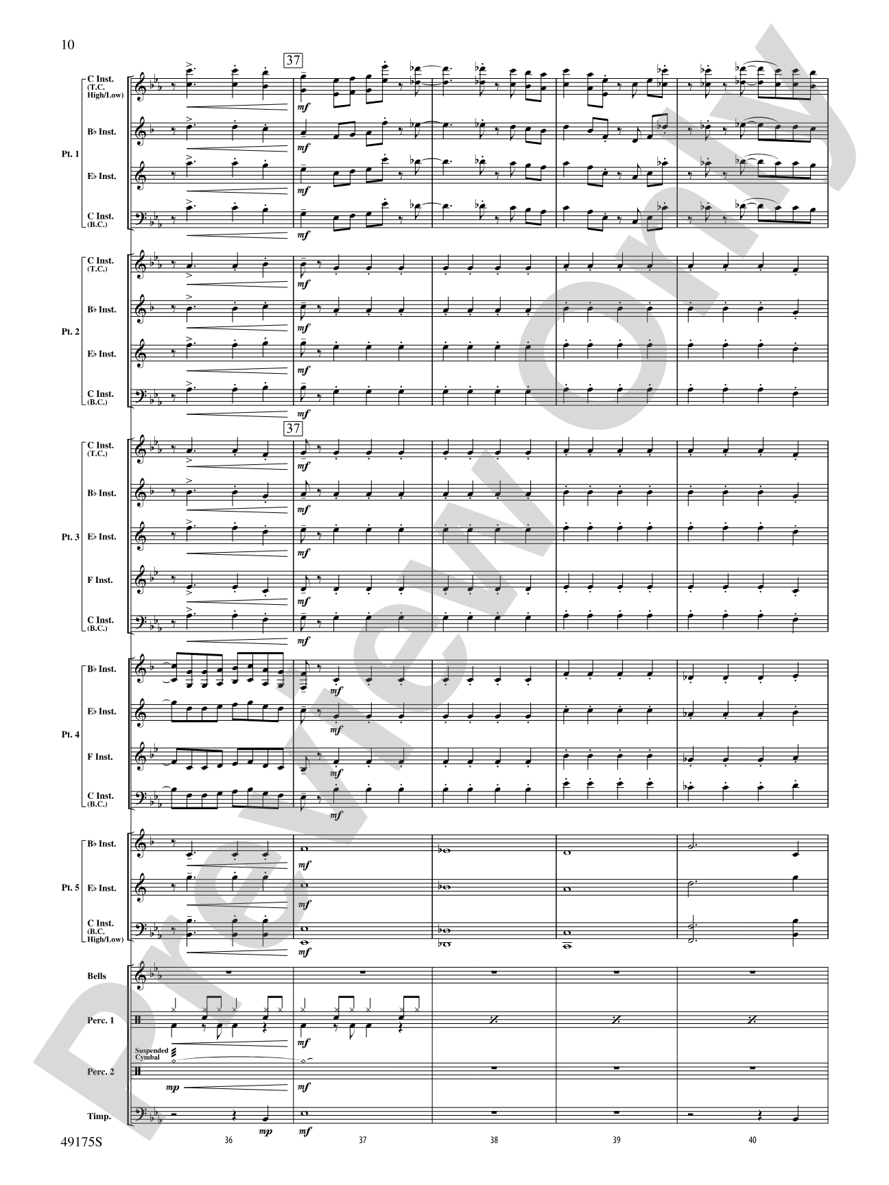 You'll Be Back: Flexible Band/String Ensemble Score & Parts