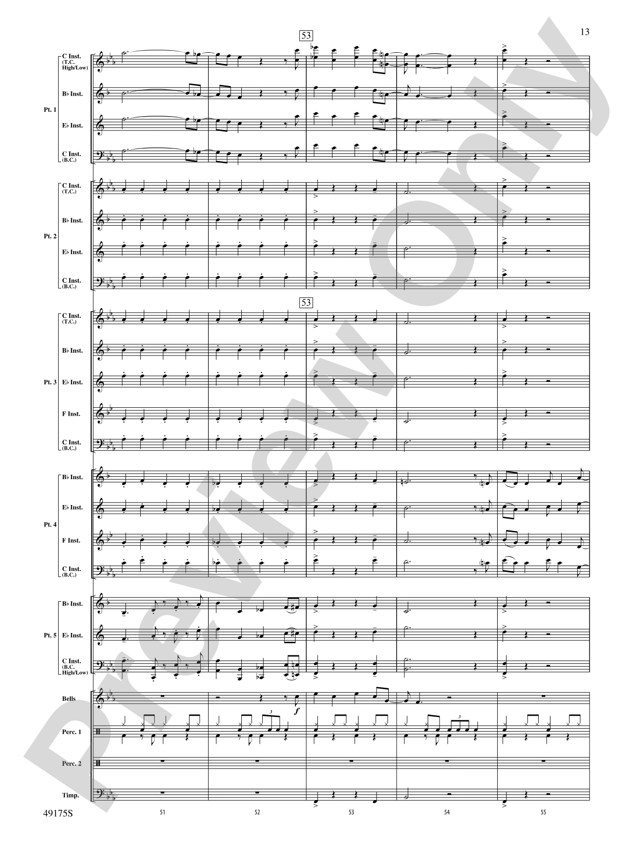 You'll Be Back: Flexible Band/String Ensemble Score & Parts