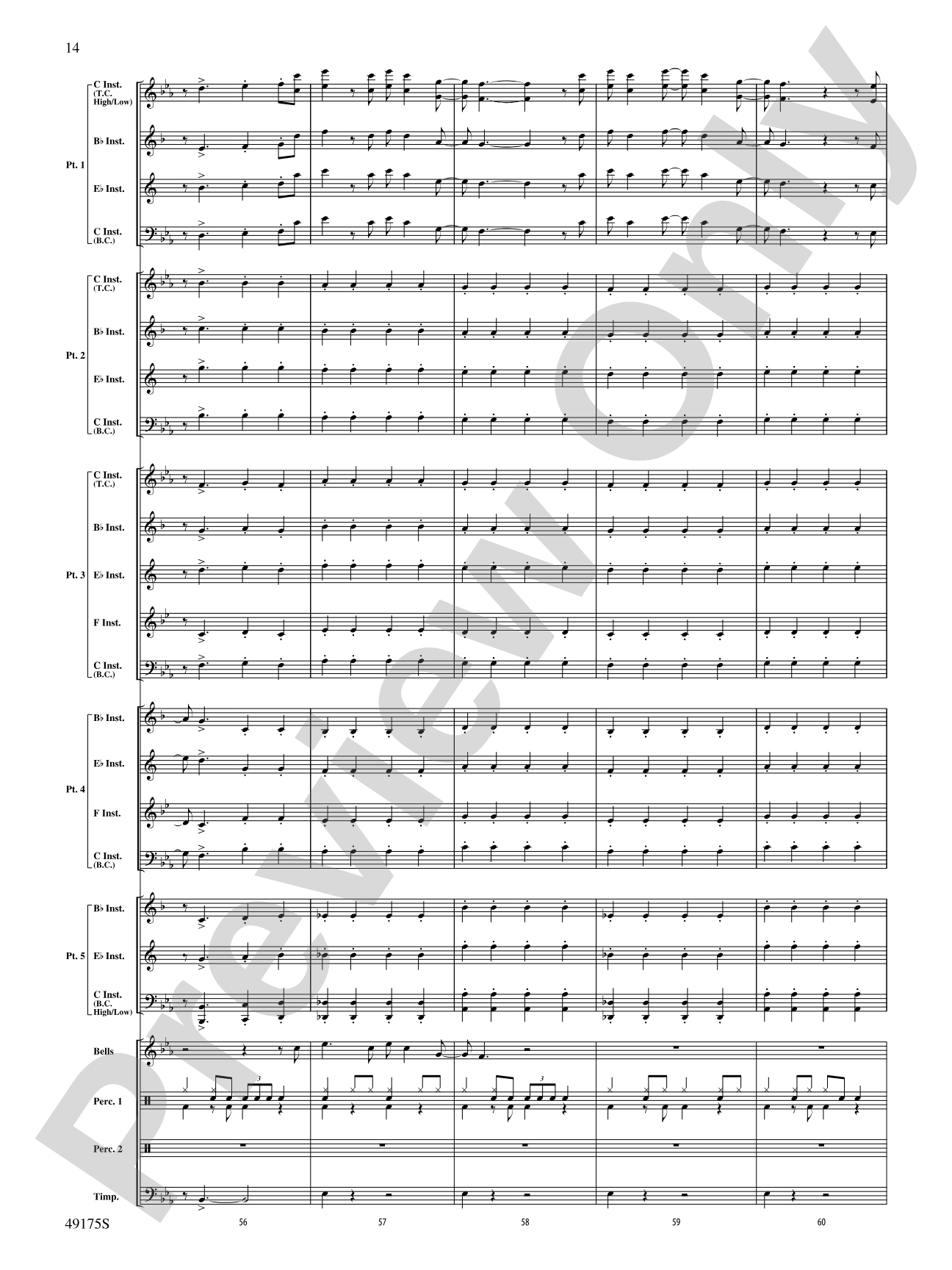 You'll Be Back: Flexible Band/String Ensemble Score & Parts