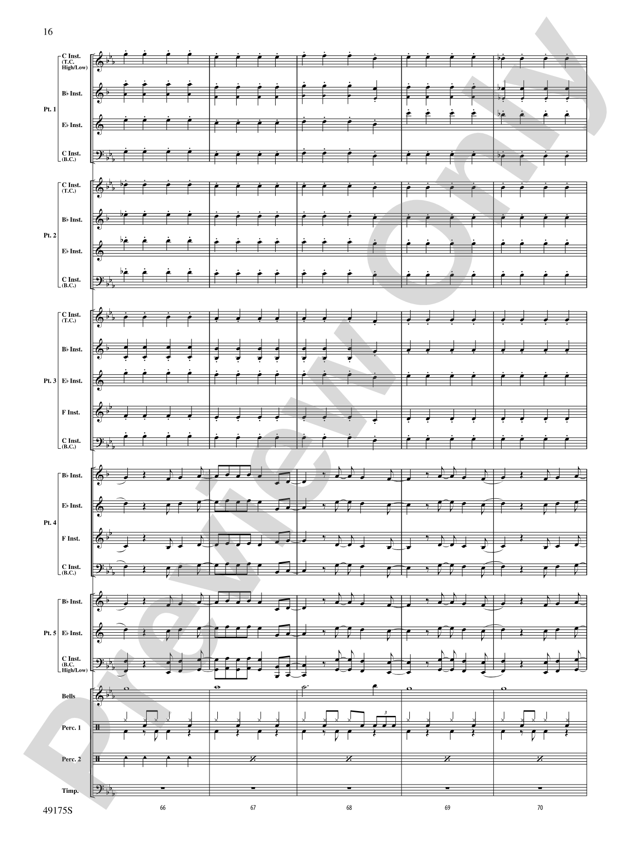 You'll Be Back: Flexible Band/String Ensemble Score & Parts