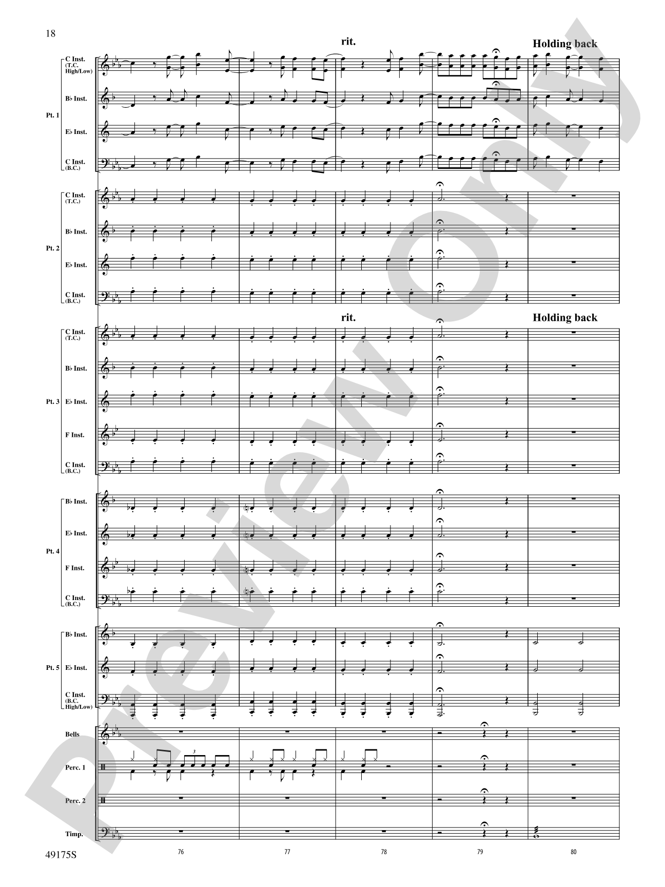 You'll Be Back: Flexible Band/String Ensemble Score & Parts