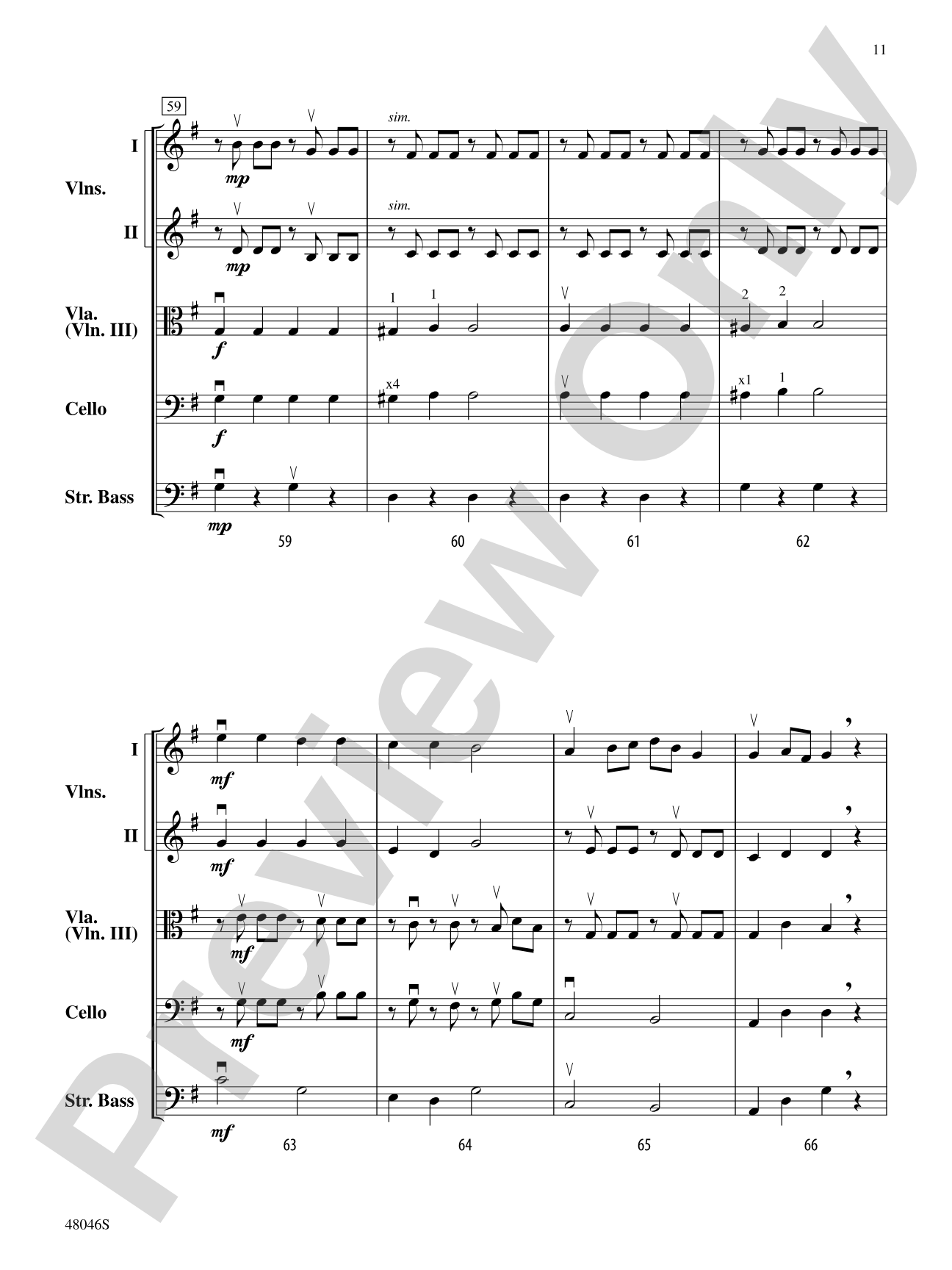 Mozart and Company: String Orchestra Conductor Score & Parts
