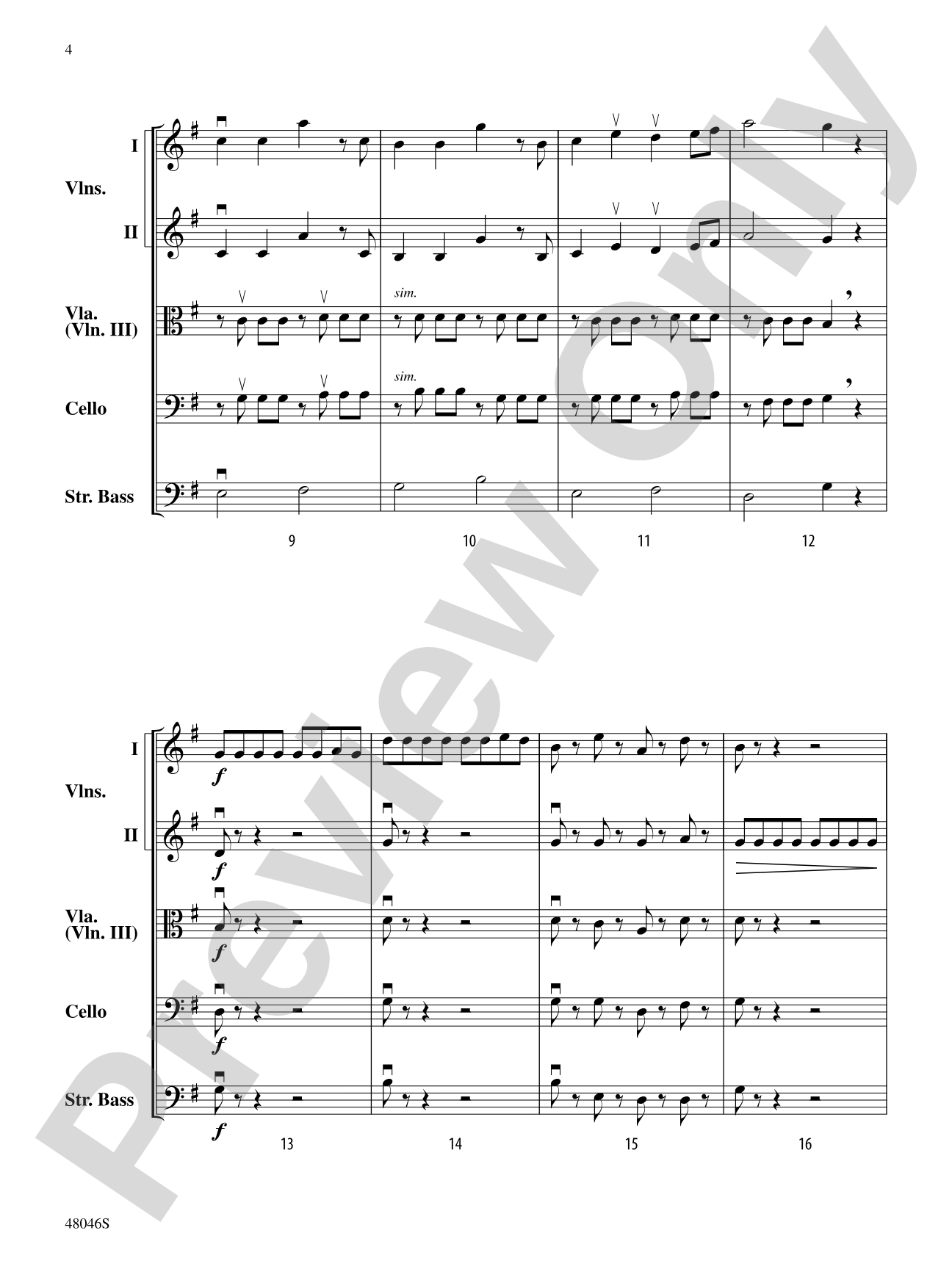 Mozart and Company: String Orchestra Conductor Score & Parts