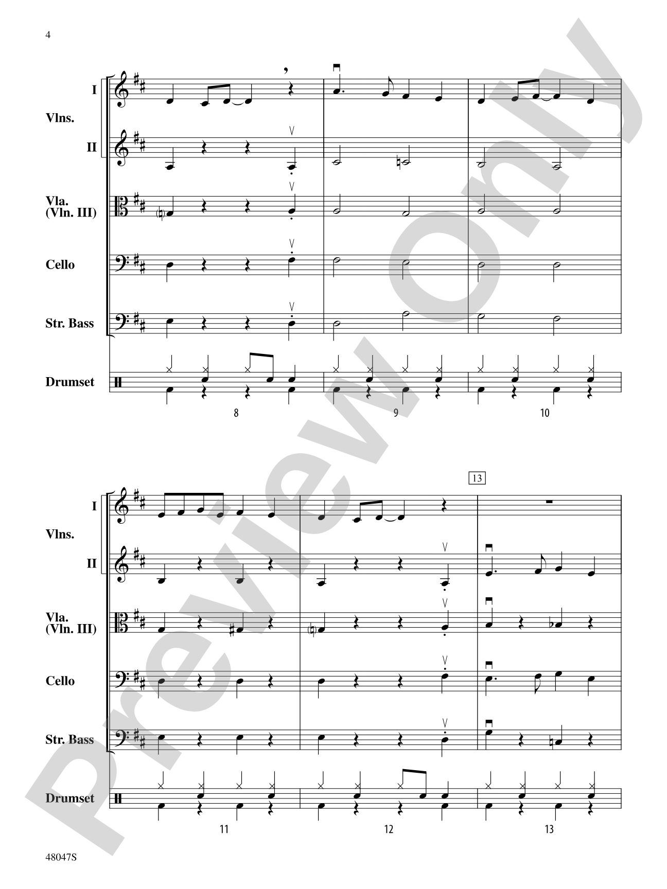 Have a Swingin' Merry Christmas: String Orchestra Conductor Score & Parts