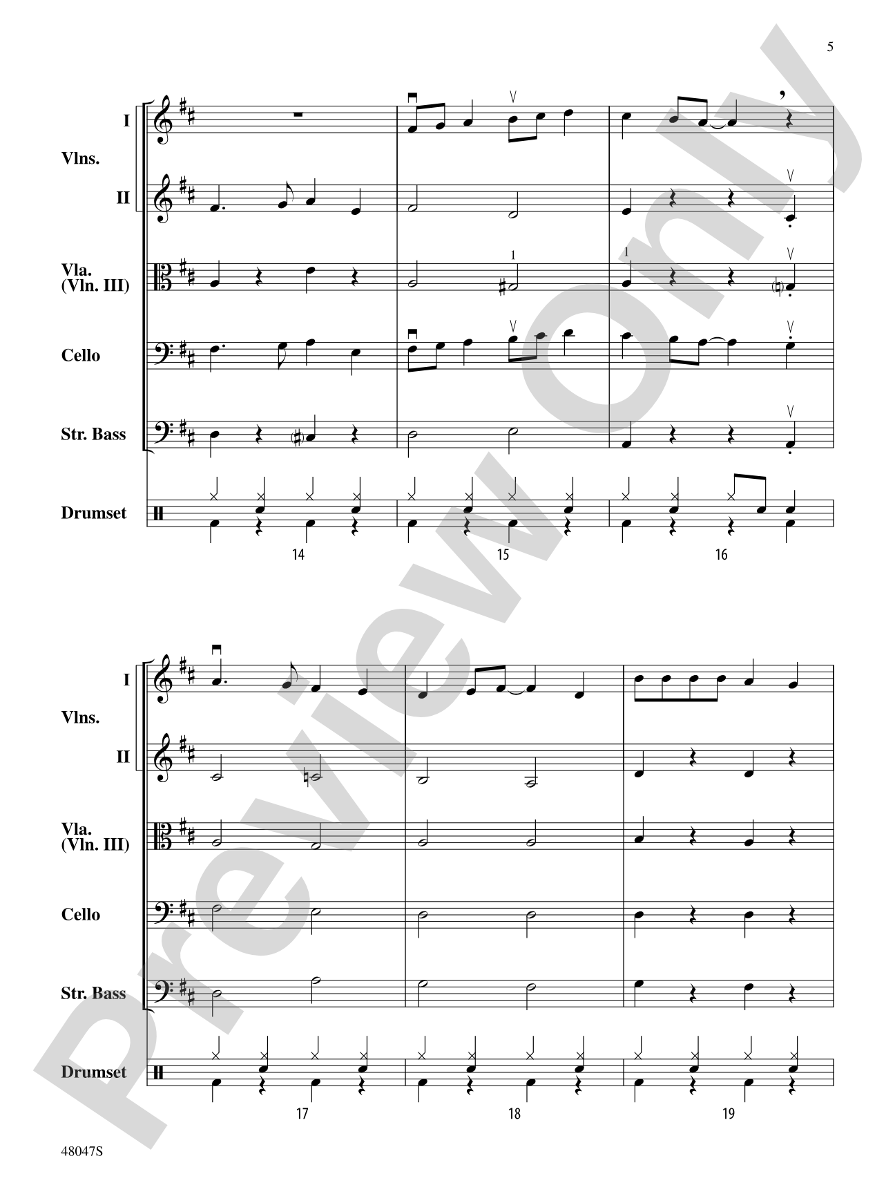 Have a Swingin' Merry Christmas: String Orchestra Conductor Score & Parts