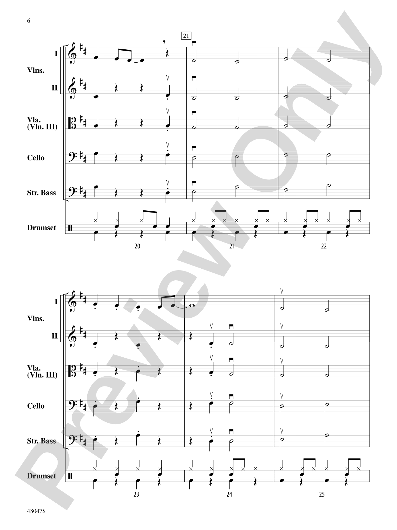 Have a Swingin' Merry Christmas: String Orchestra Conductor Score & Parts