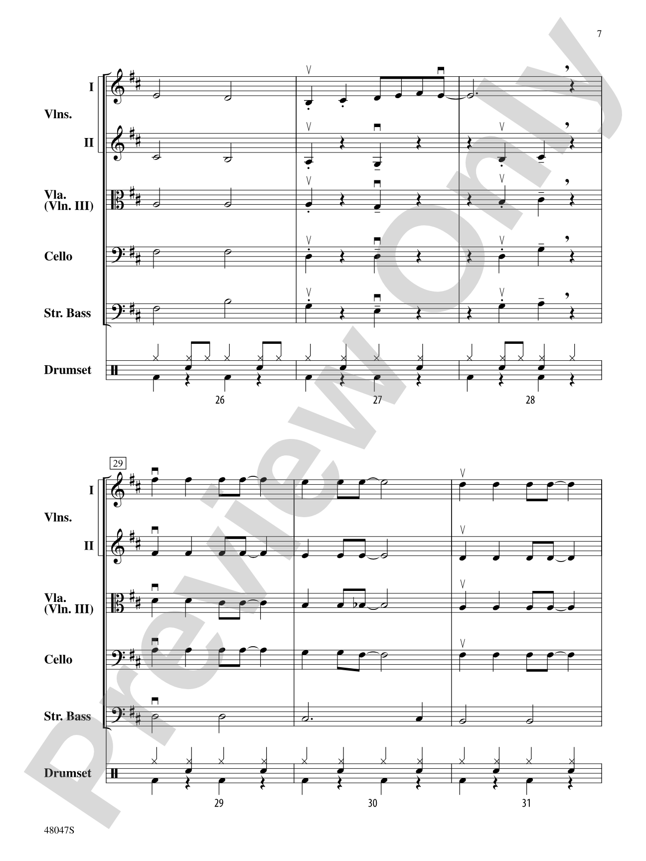 Have a Swingin' Merry Christmas: String Orchestra Conductor Score & Parts