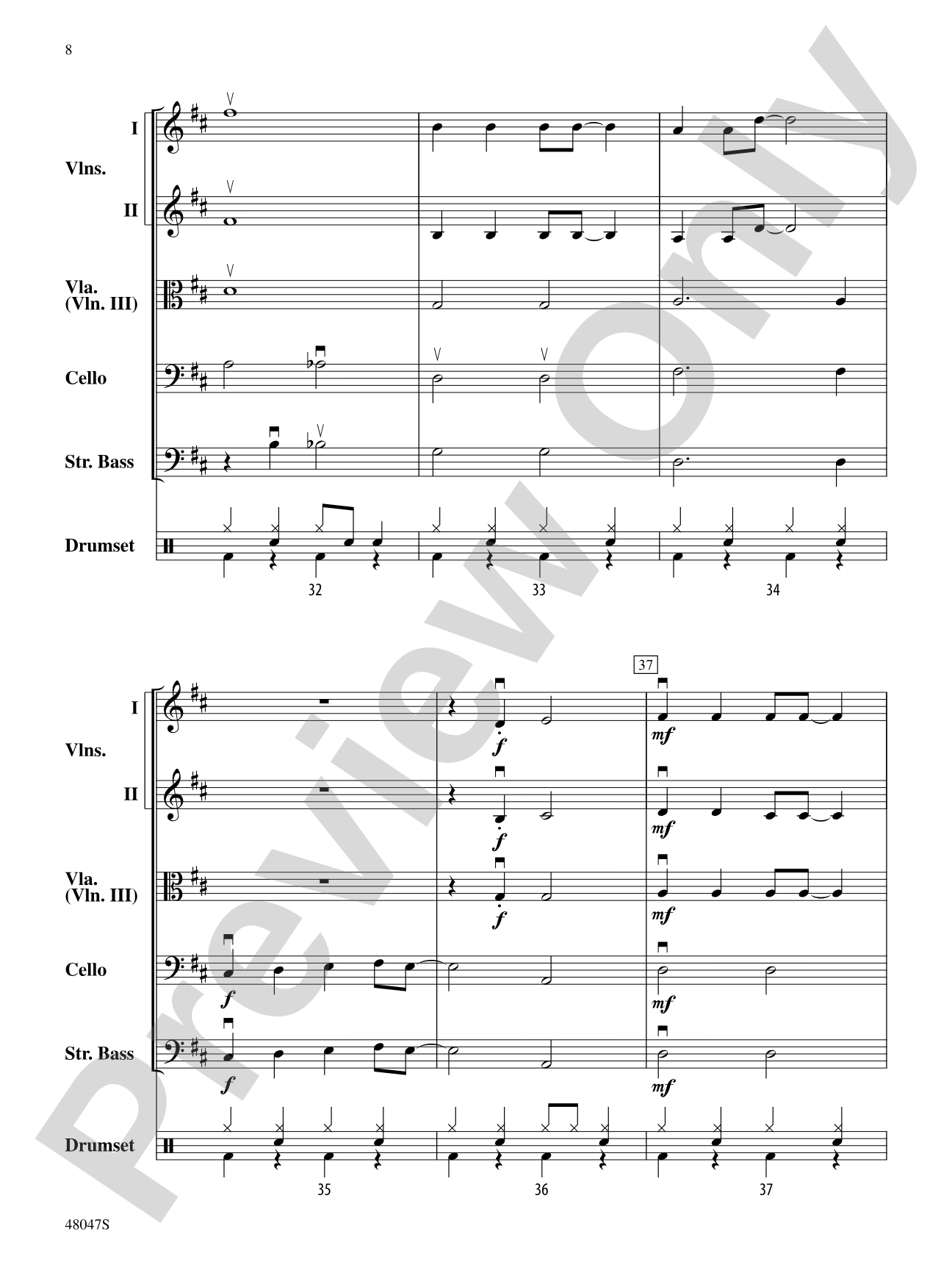 Have a Swingin' Merry Christmas: String Orchestra Conductor Score & Parts