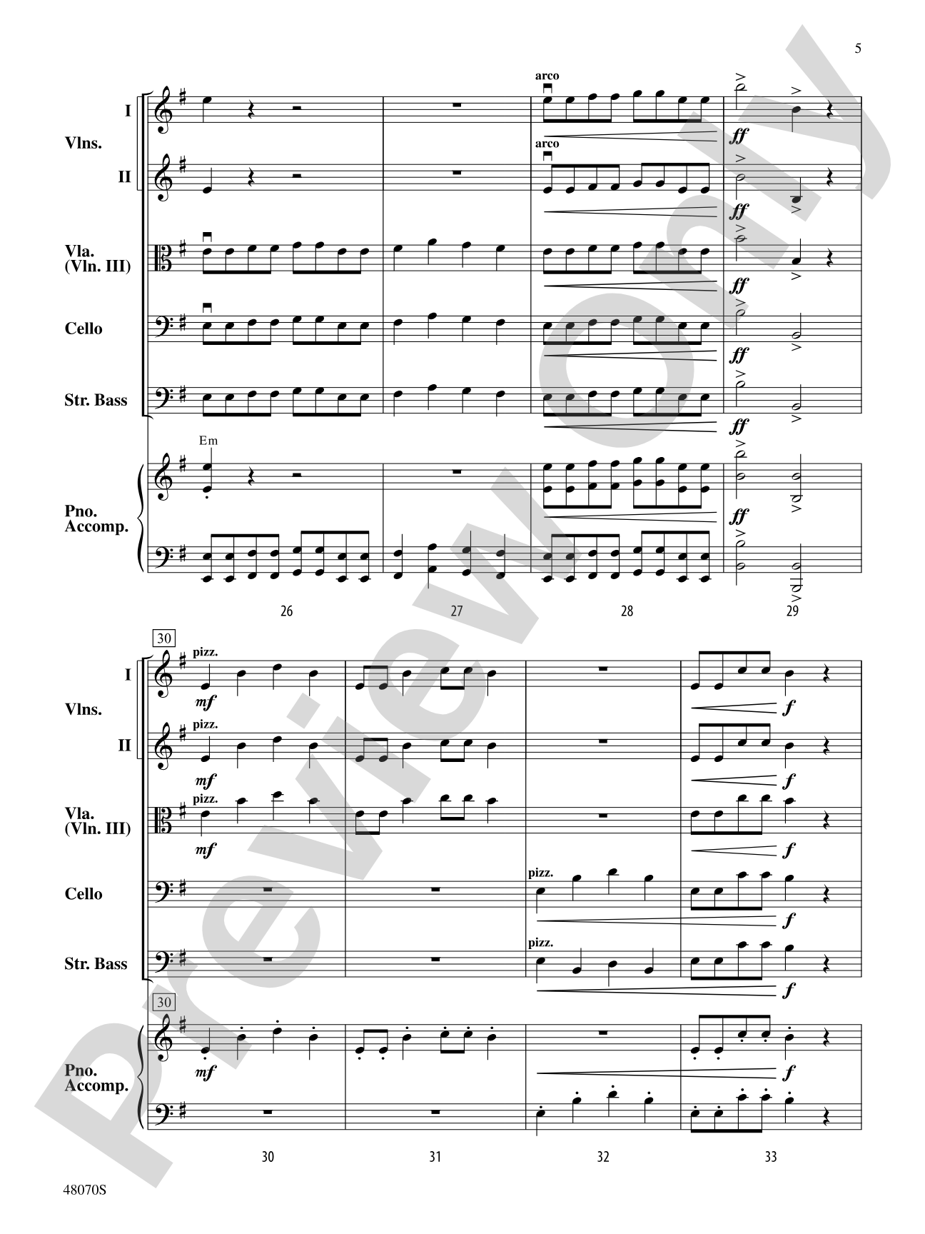 Robot Factory: String Orchestra Conductor Score & Parts