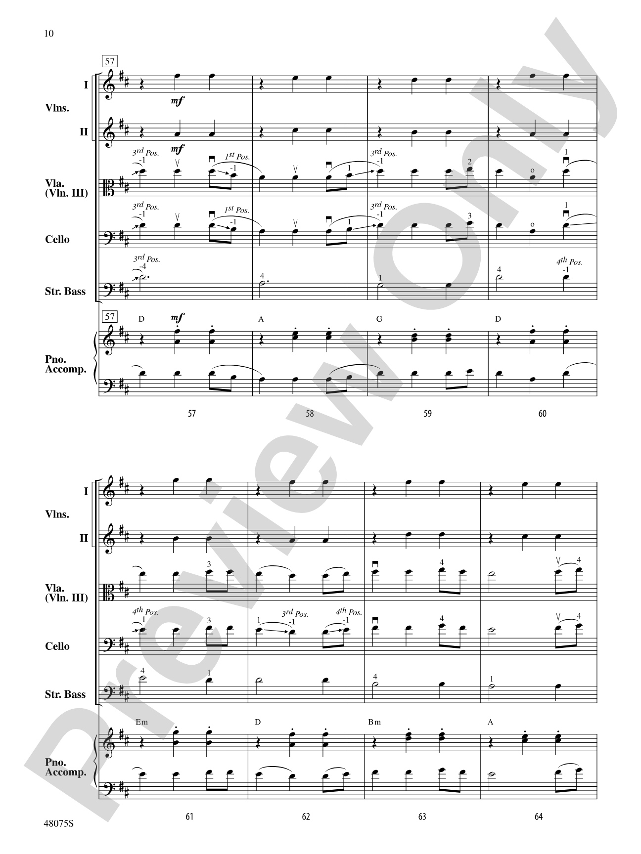 Shifting Sands: String Orchestra Conductor Score & Parts