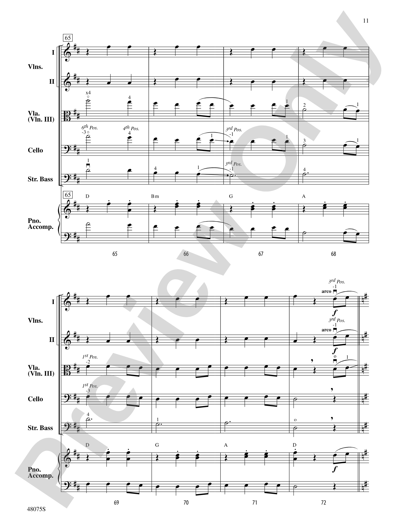 Shifting Sands: String Orchestra Conductor Score & Parts