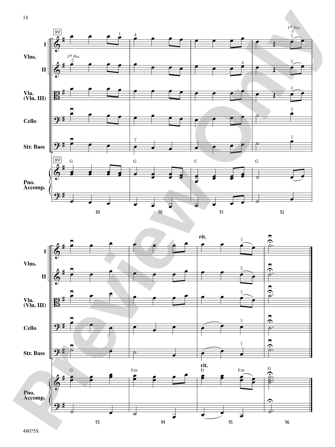 Shifting Sands: String Orchestra Conductor Score & Parts