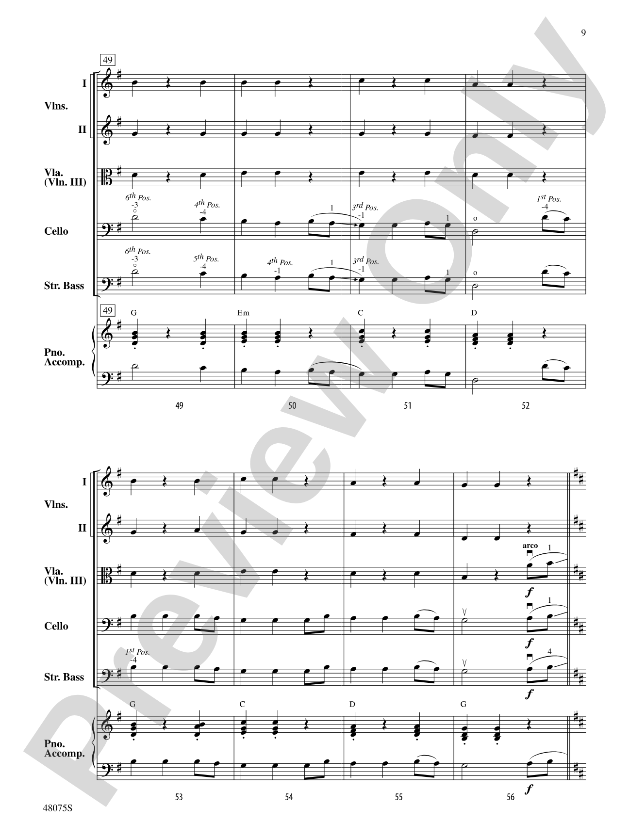 Shifting Sands: String Orchestra Conductor Score & Parts