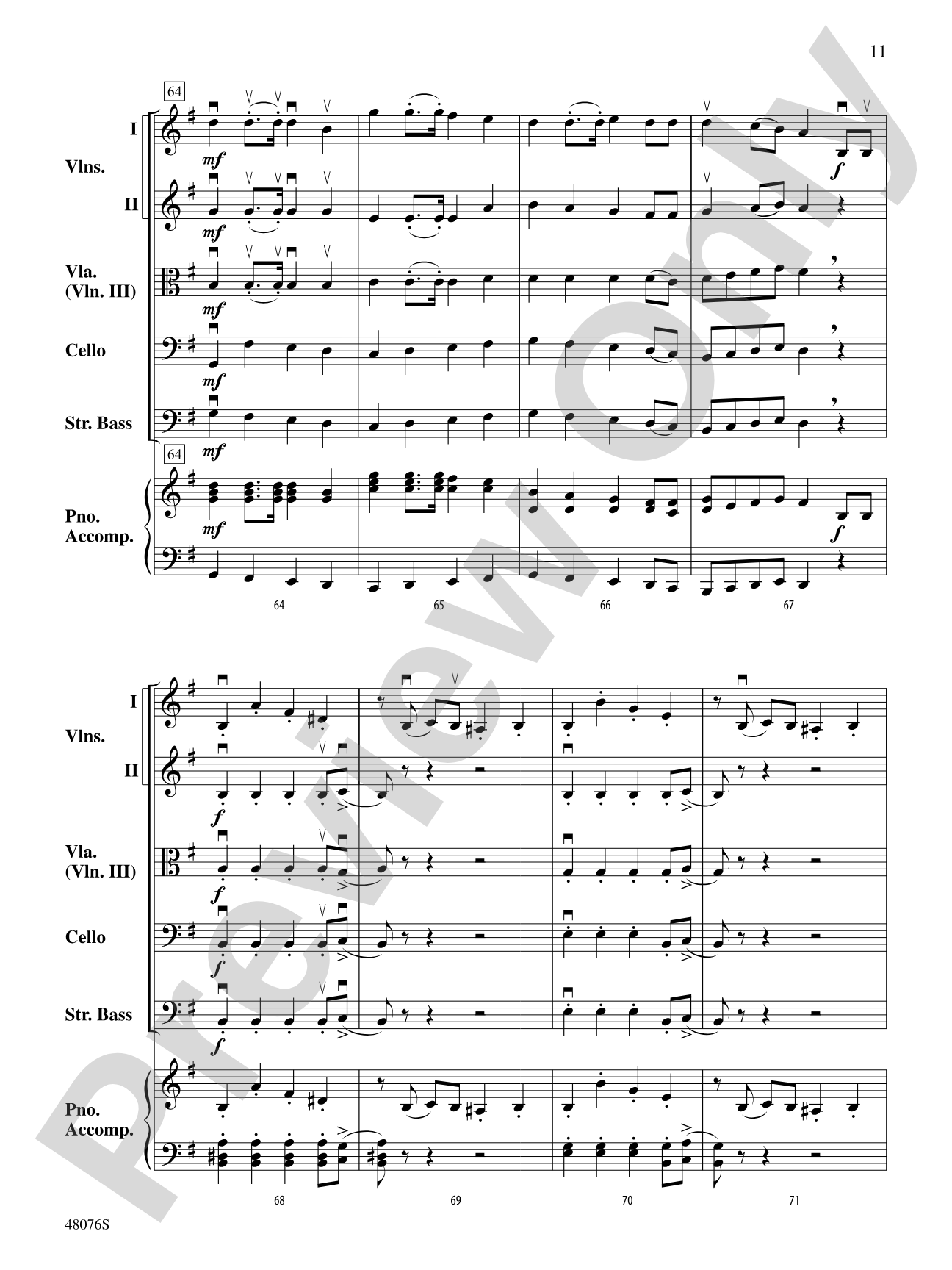 A Musical Passport: String Orchestra Conductor Score & Parts
