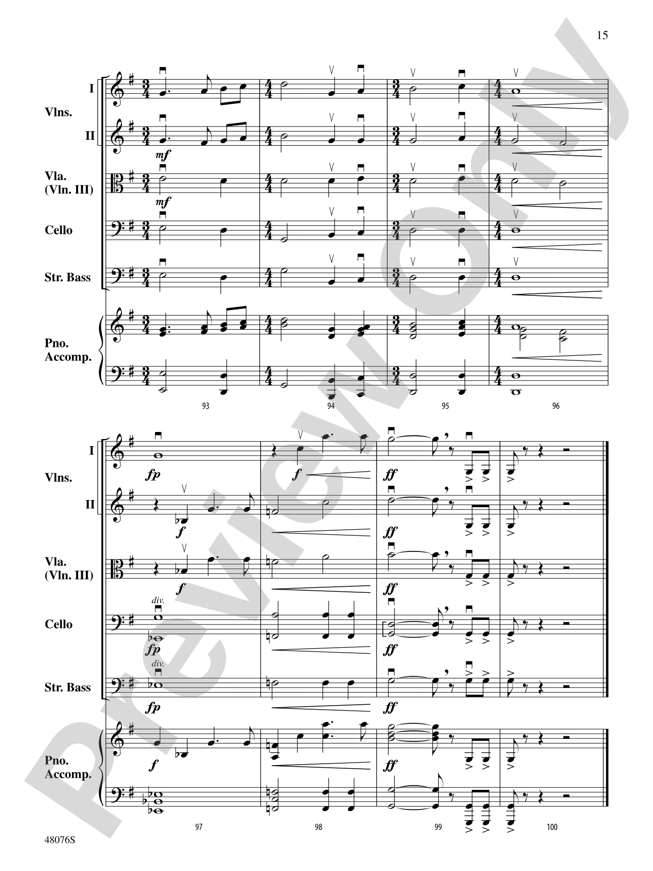 A Musical Passport: String Orchestra Conductor Score & Parts