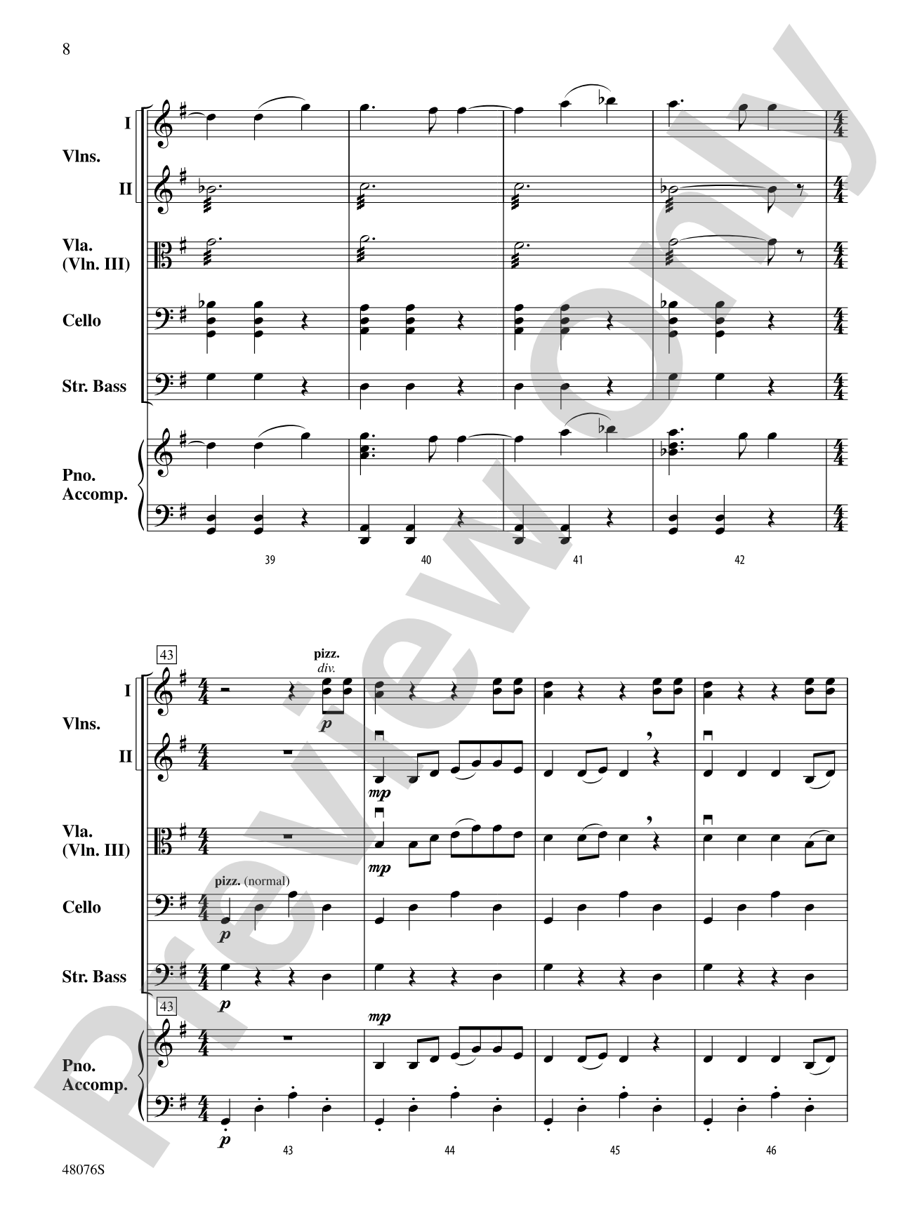 A Musical Passport: String Orchestra Conductor Score & Parts