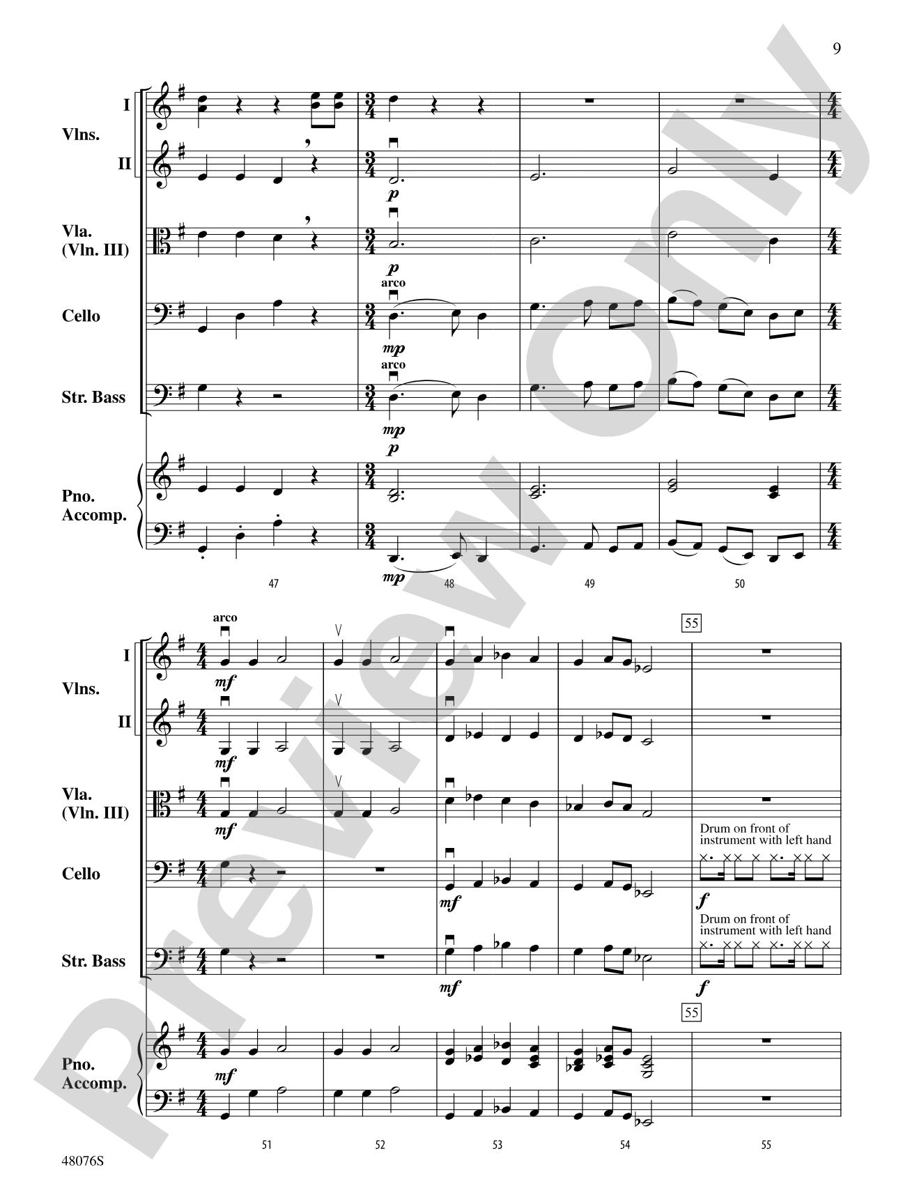 A Musical Passport: String Orchestra Conductor Score & Parts
