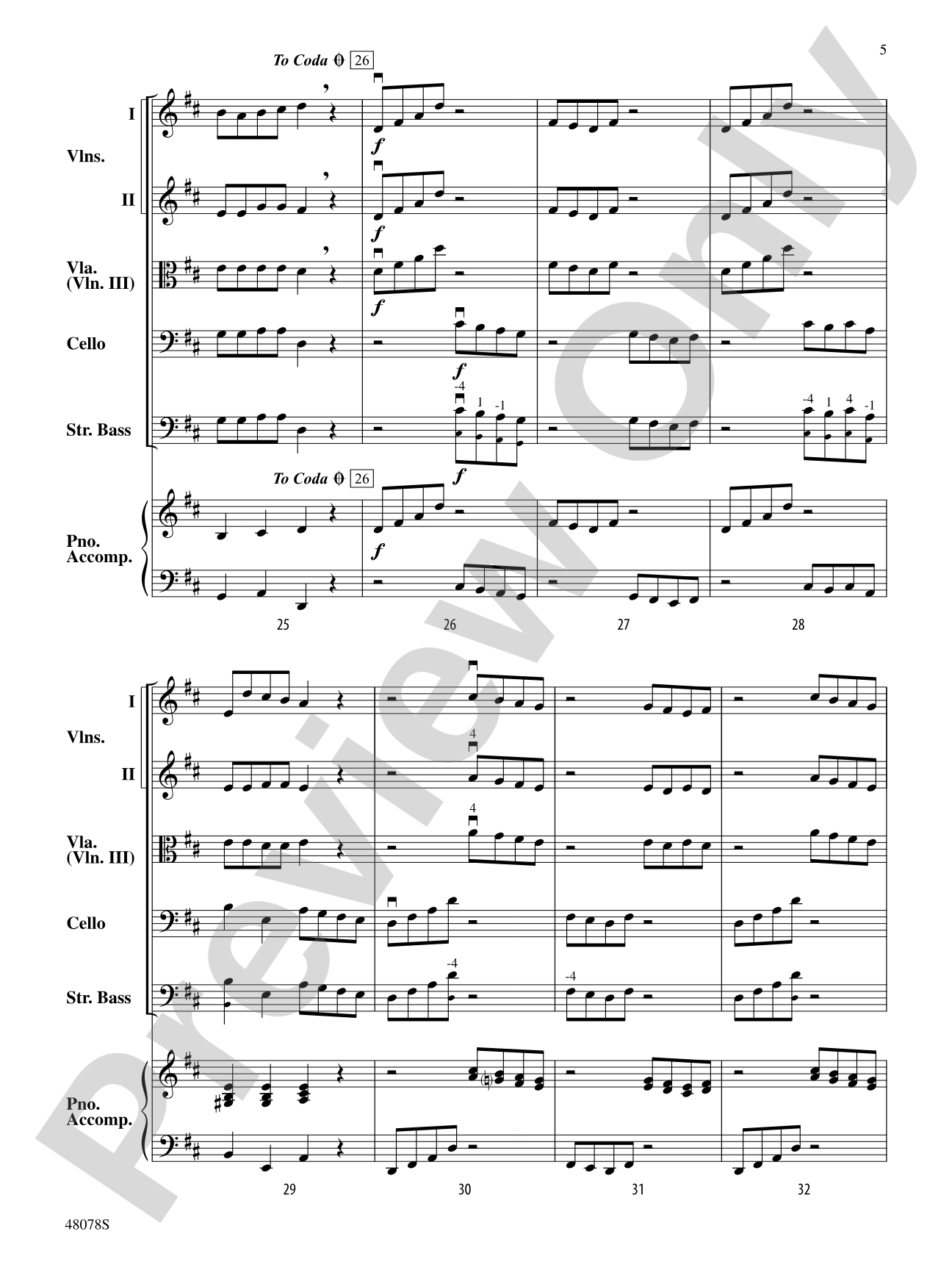 Dizzy Digits: Flexible String Ensemble Score & Parts