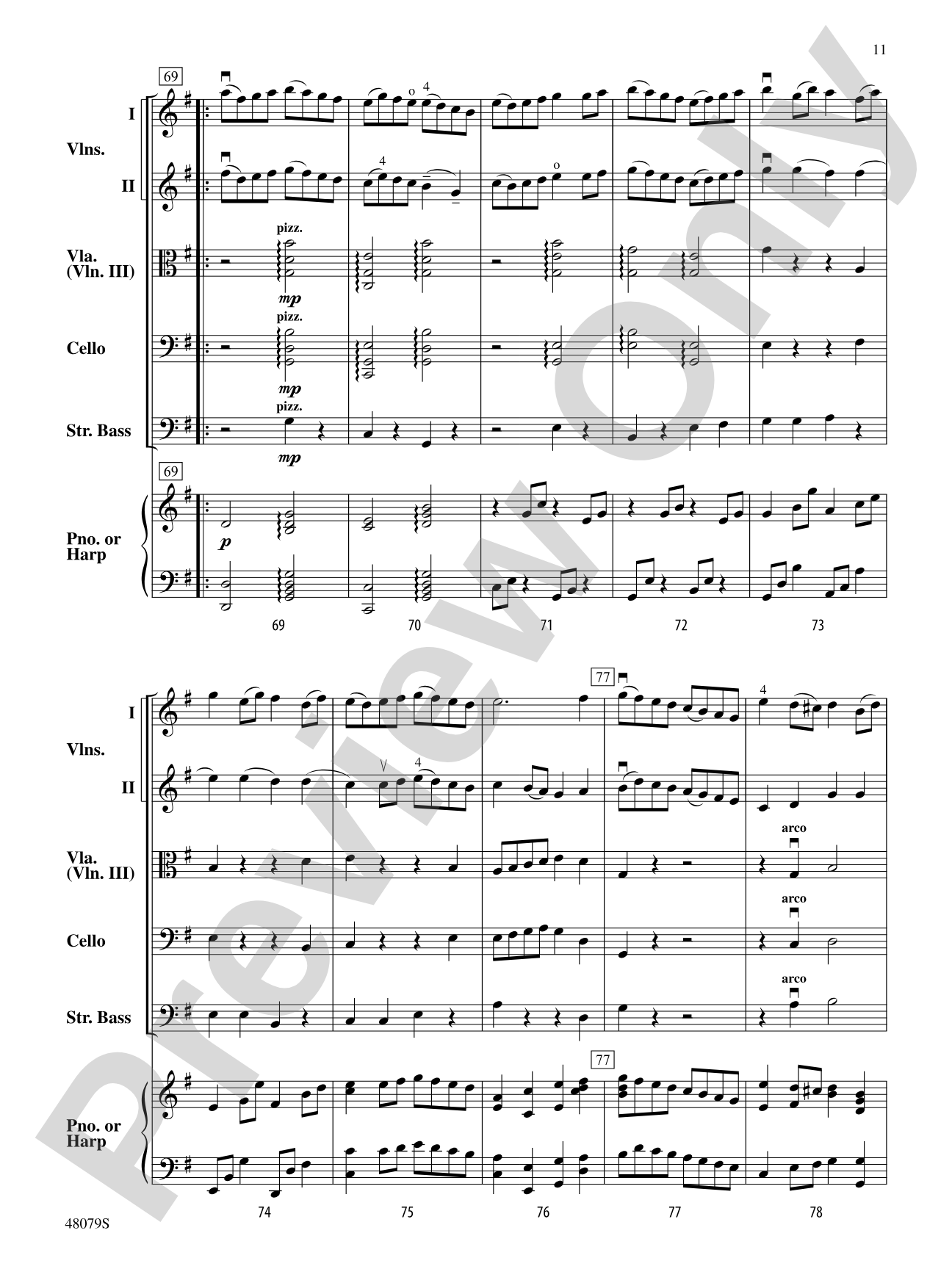 O'Carolan's Draught: String Orchestra Conductor Score & Parts