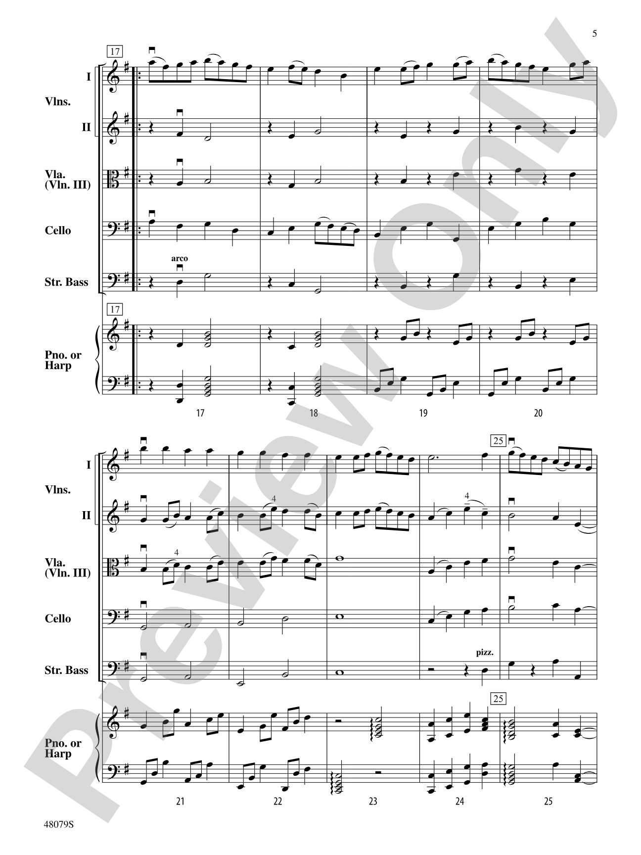 O'Carolan's Draught: String Orchestra Conductor Score & Parts