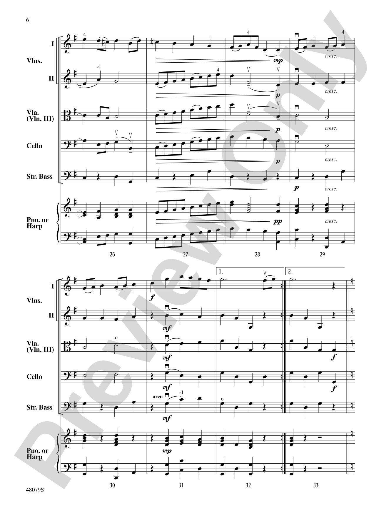 O'Carolan's Draught: String Orchestra Conductor Score & Parts