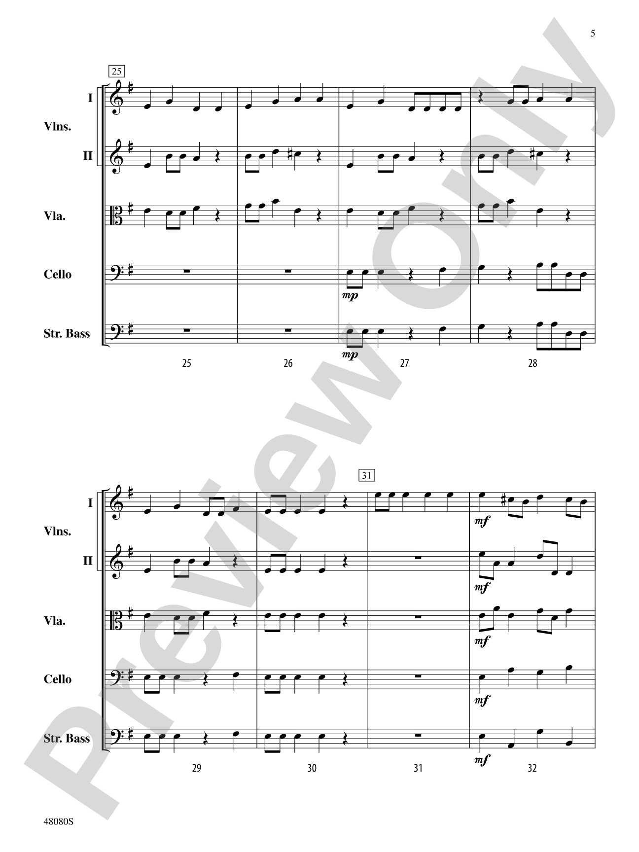 Gamelan Groove: String Orchestra Conductor Score & Parts
