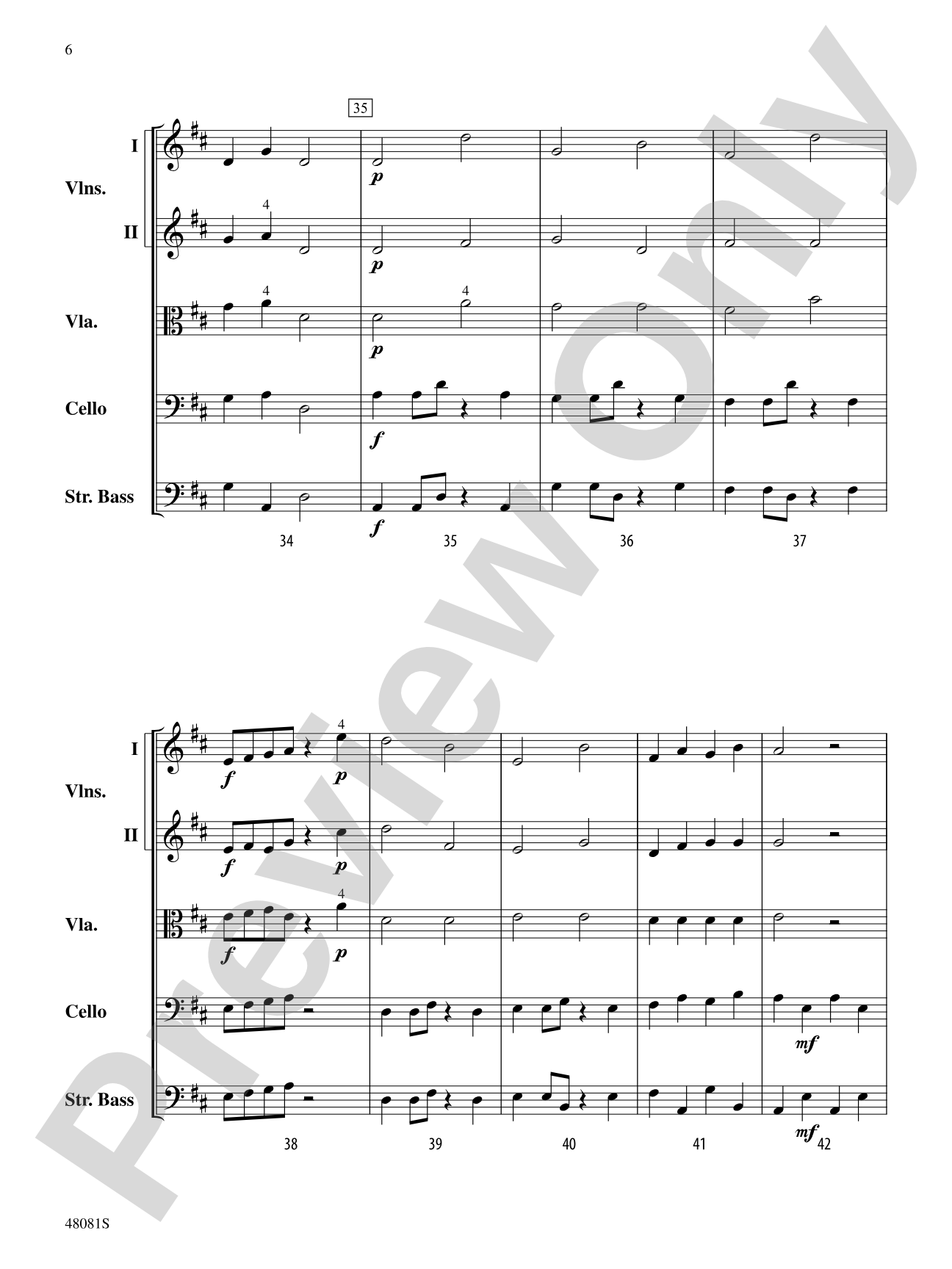 Brio: String Orchestra Conductor Score & Parts