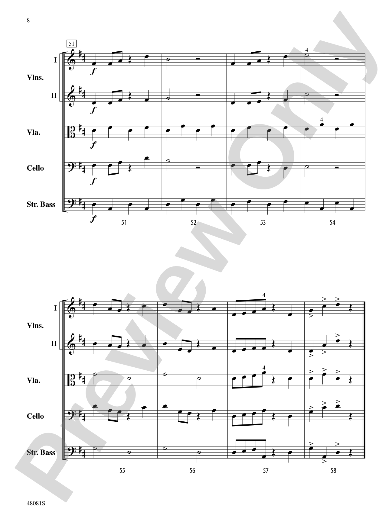 Brio: String Orchestra Conductor Score & Parts