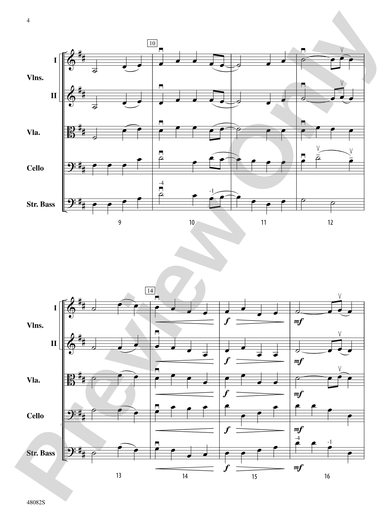 Dolce: String Orchestra Conductor Score & Parts