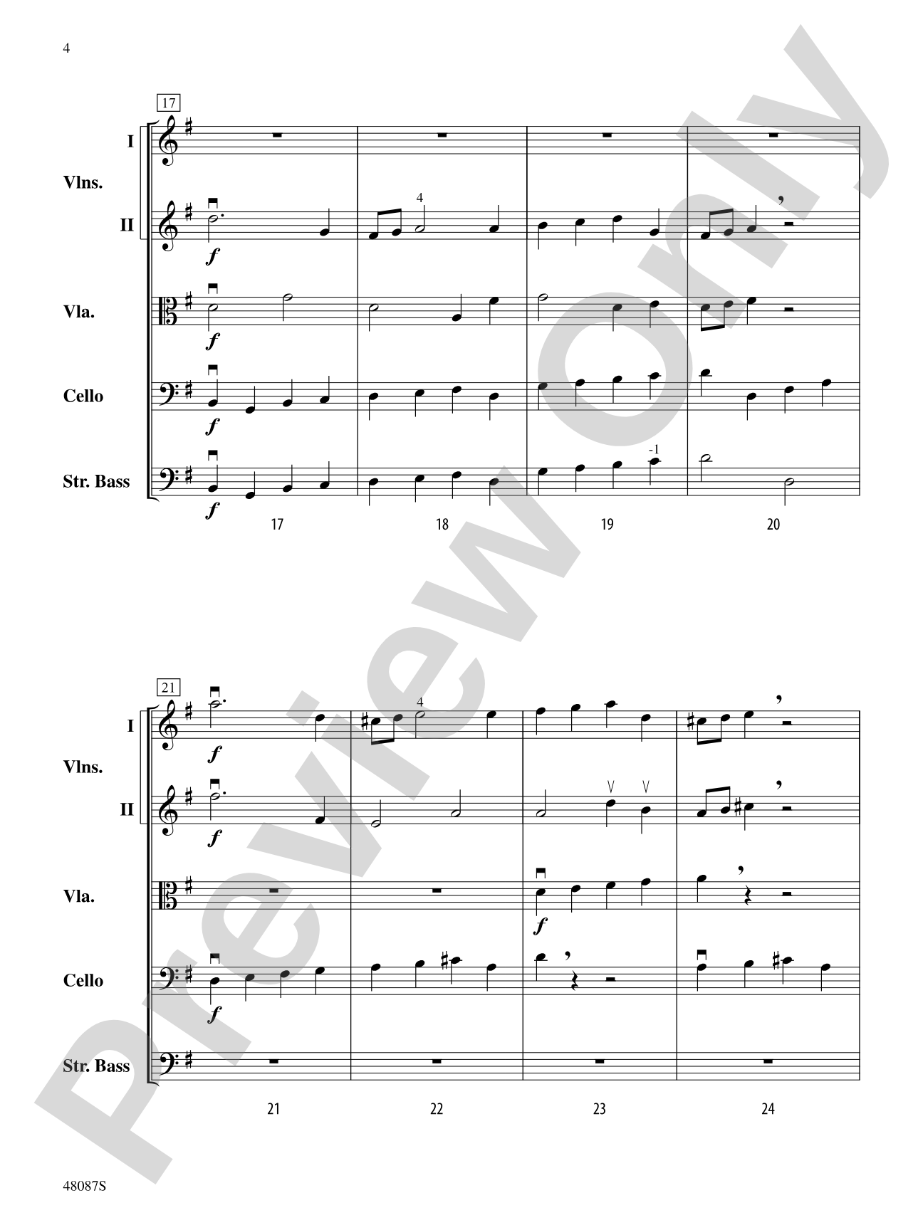 Allegro: String Orchestra Conductor Score & Parts