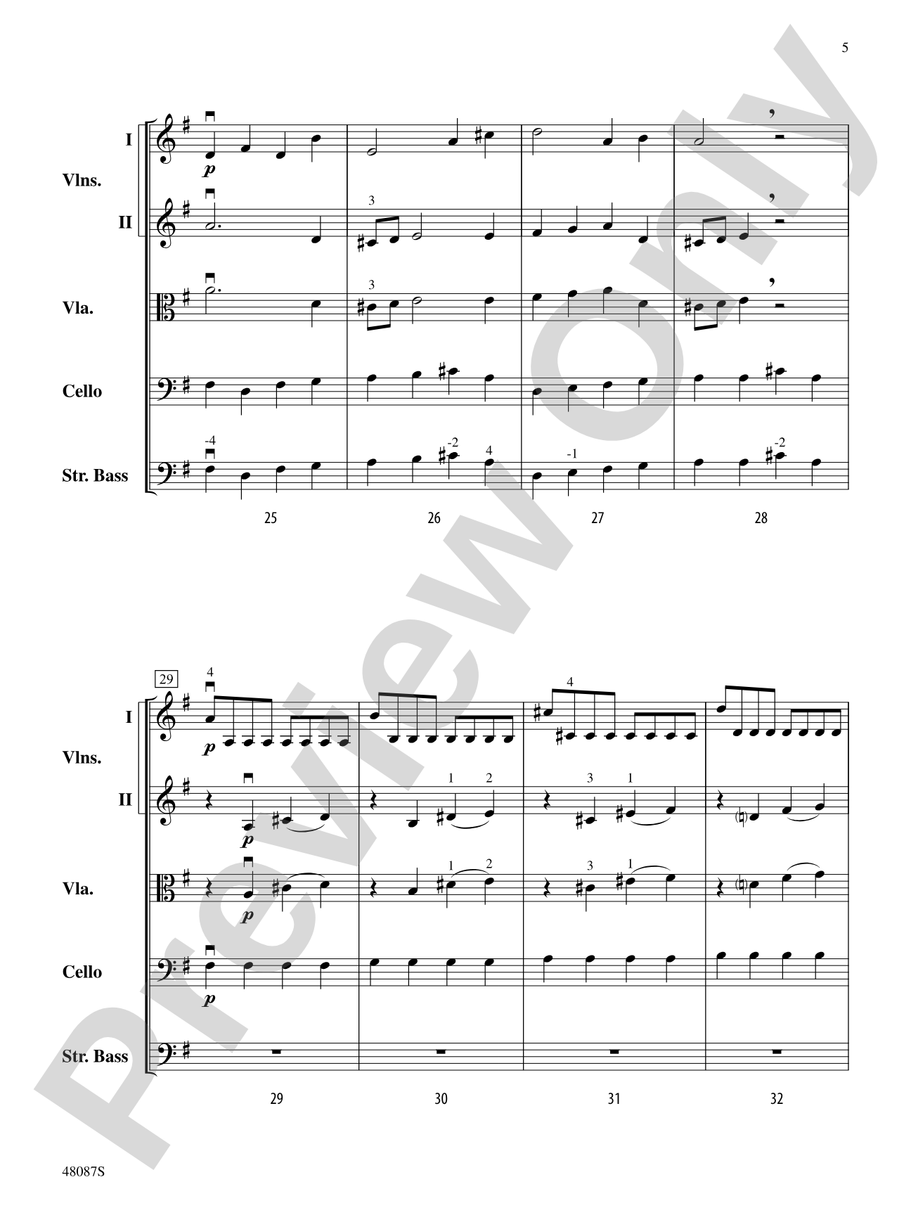 Allegro: String Orchestra Conductor Score & Parts
