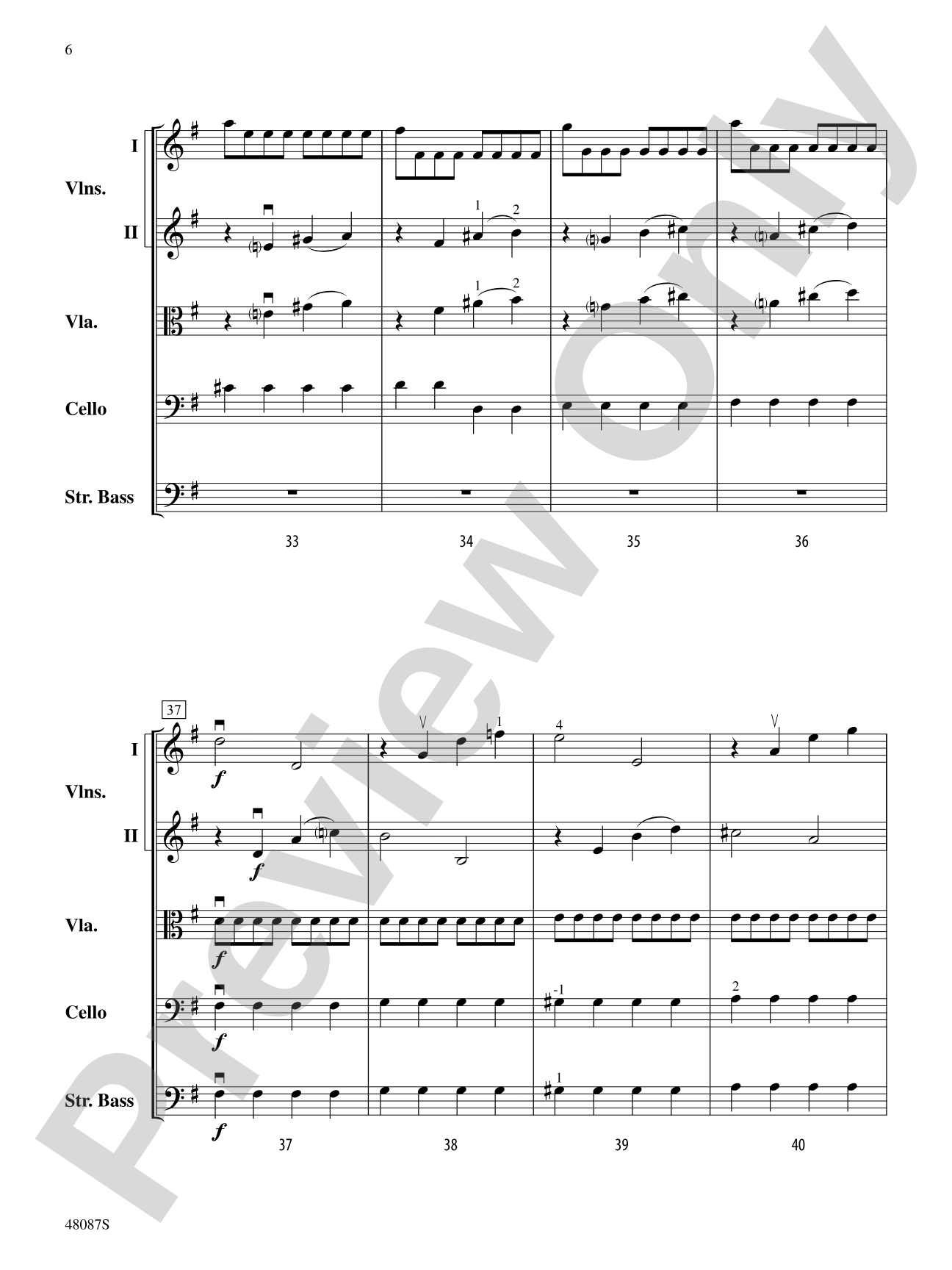 Allegro: String Orchestra Conductor Score & Parts