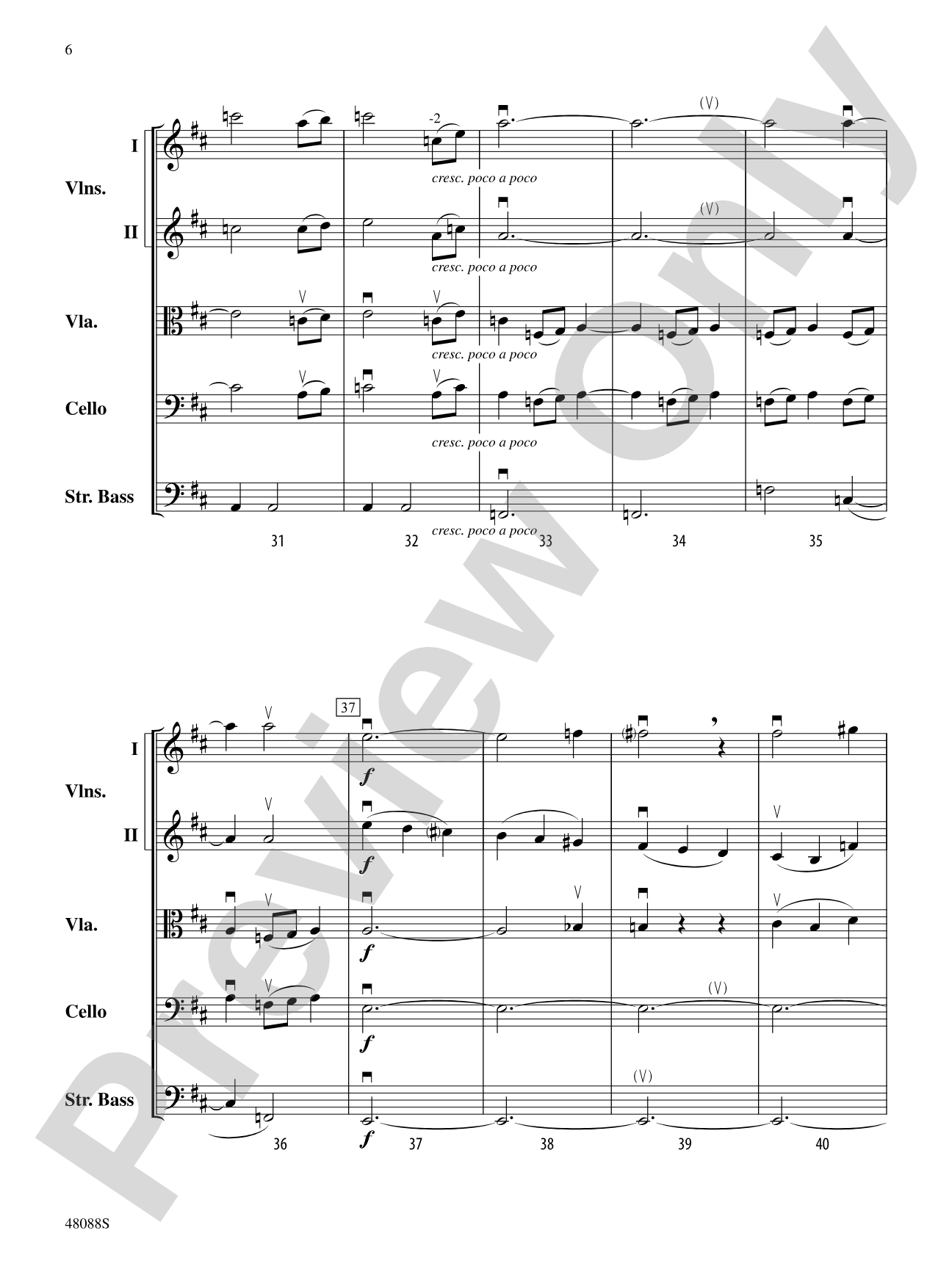 Allegro non troppo: String Orchestra Conductor Score & Parts