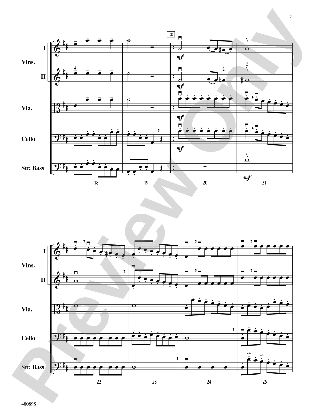 Allegro Molto: String Orchestra Conductor Score & Parts