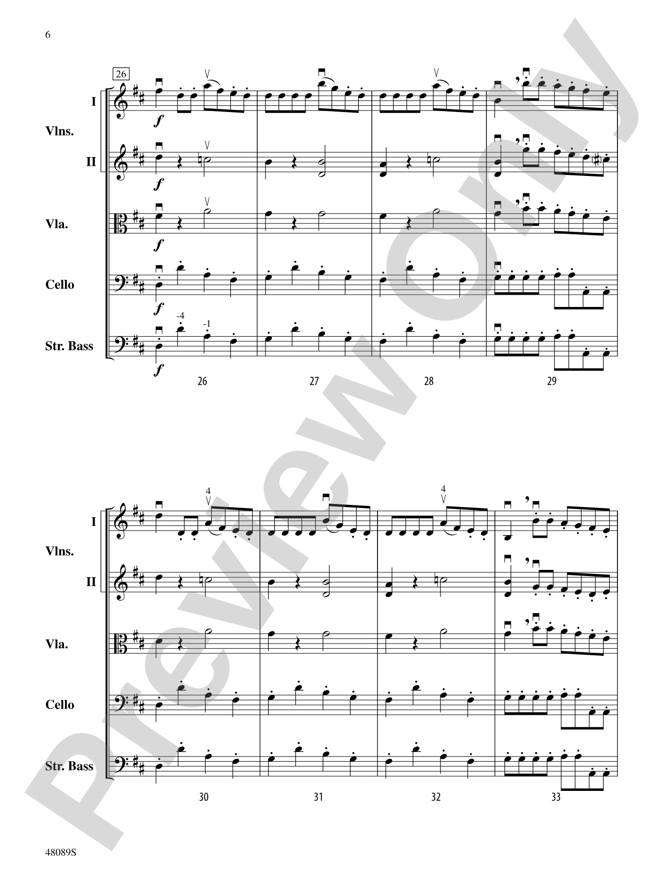 Allegro Molto: String Orchestra Conductor Score & Parts